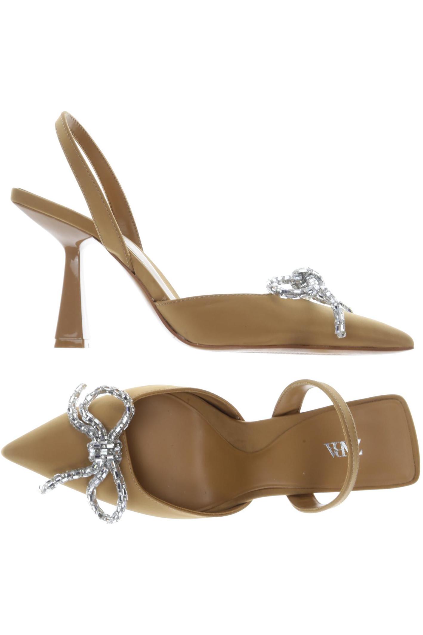 

Zara Damen Pumps, braun, Gr. 38