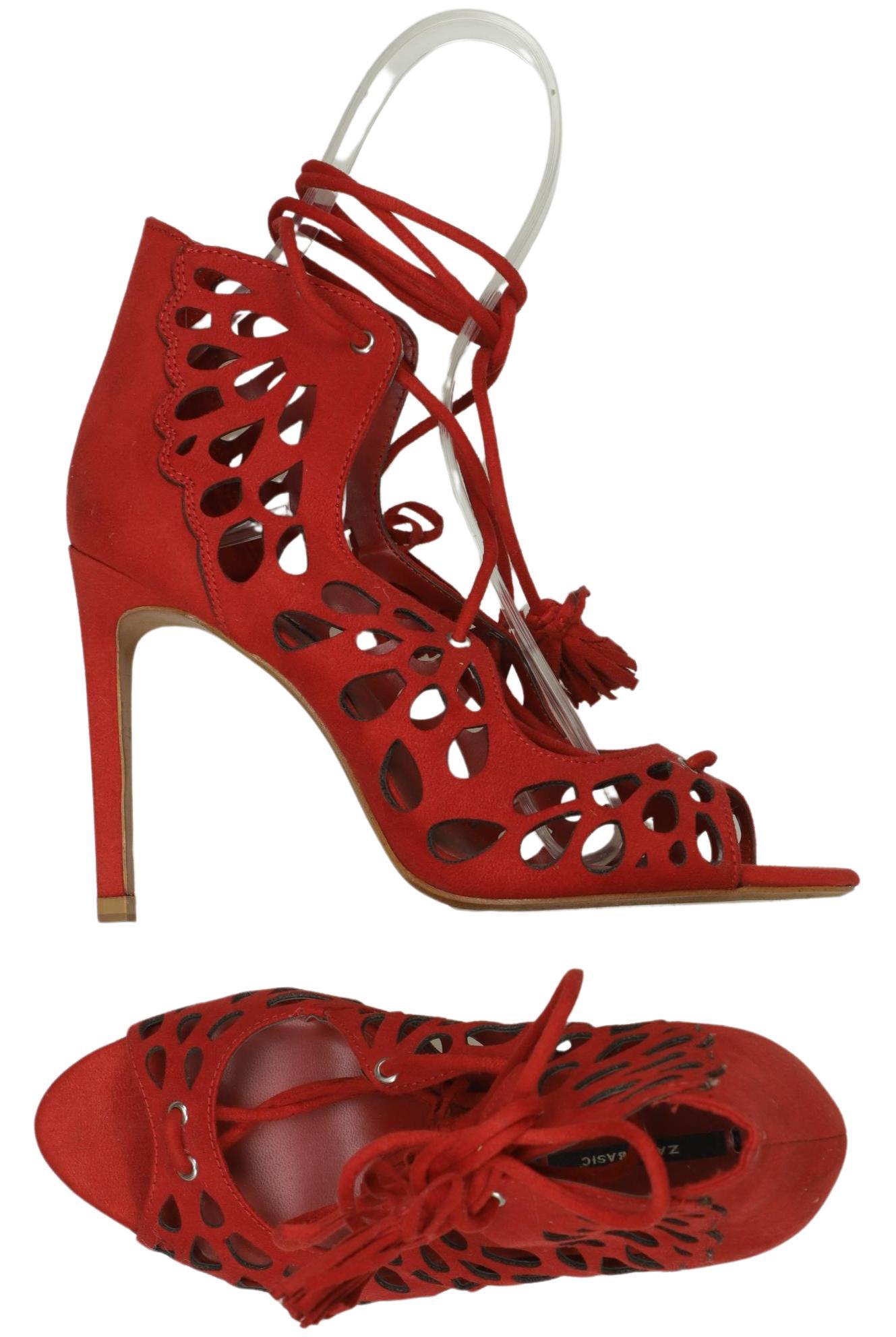 

Zara Damen Pumps, rot, Gr. 37