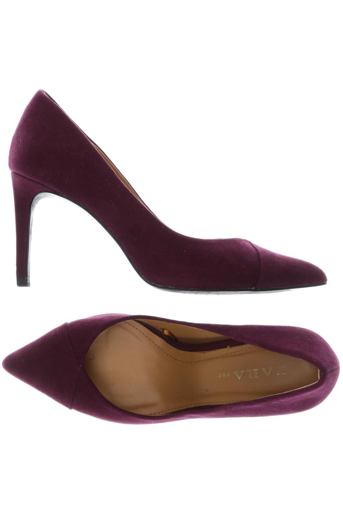 

Zara Damen Pumps, bordeaux, Gr. 35