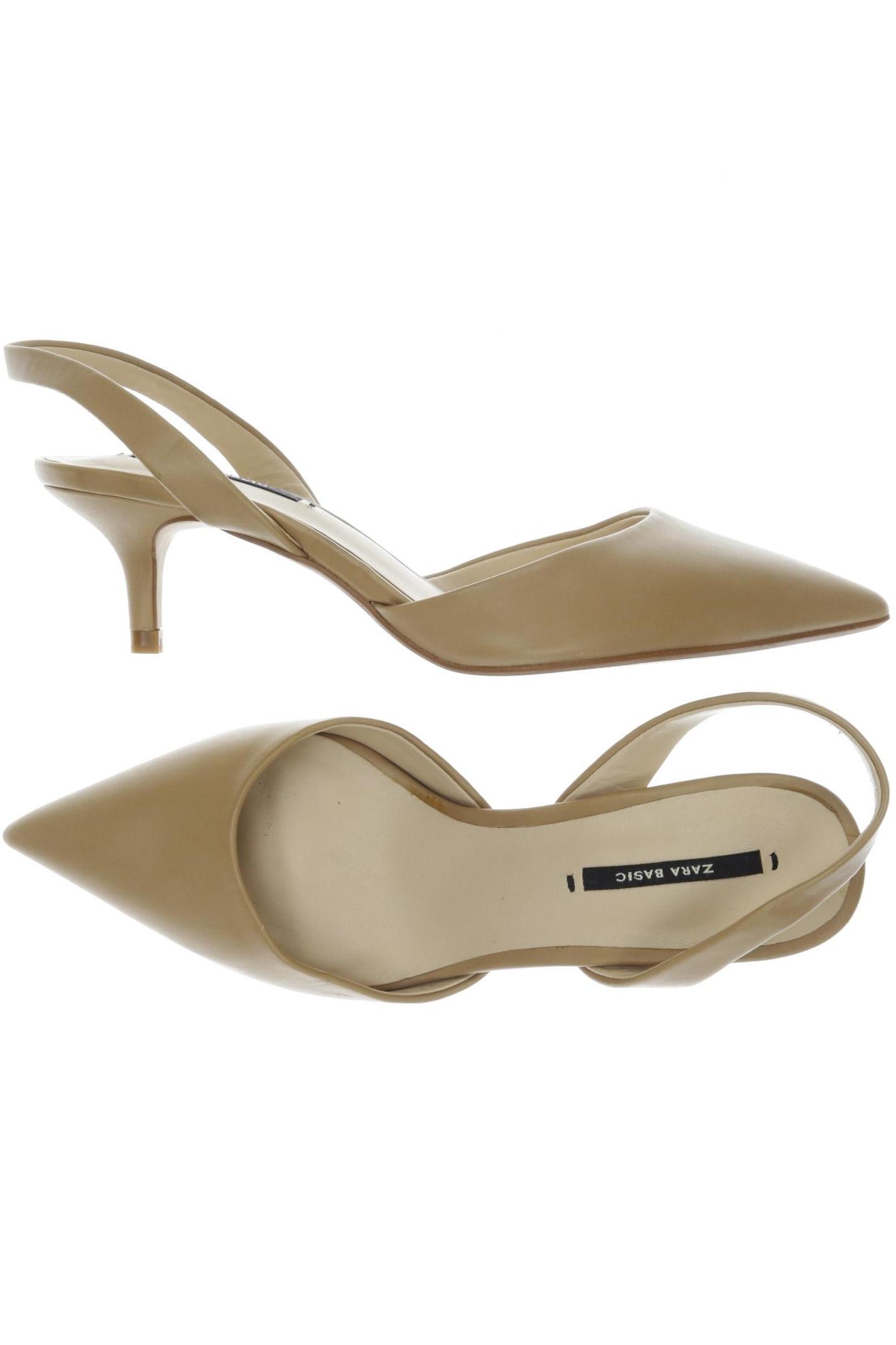 

Zara Damen Pumps, beige, Gr. 37