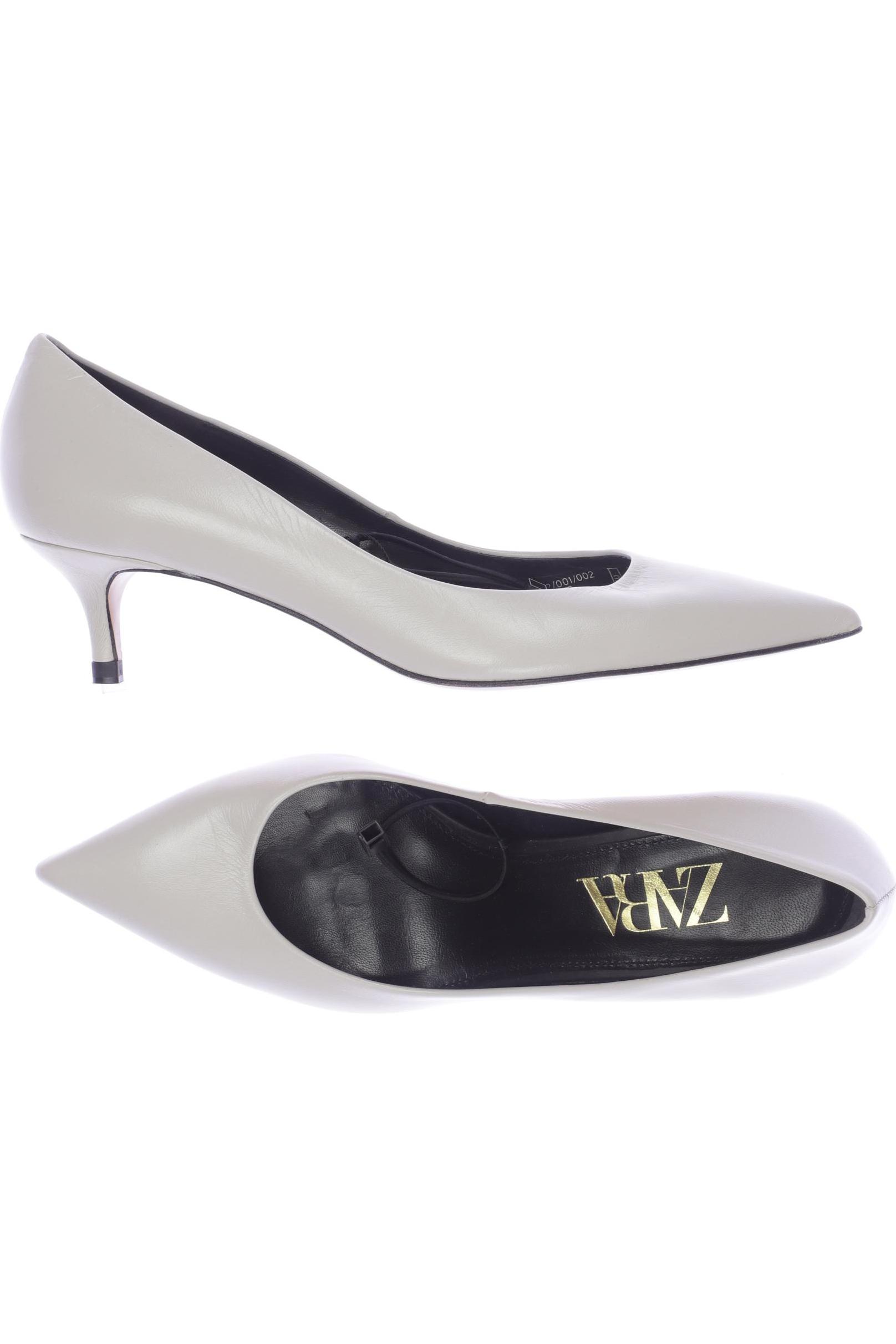 

Zara Damen Pumps, cremeweiß, Gr. 37