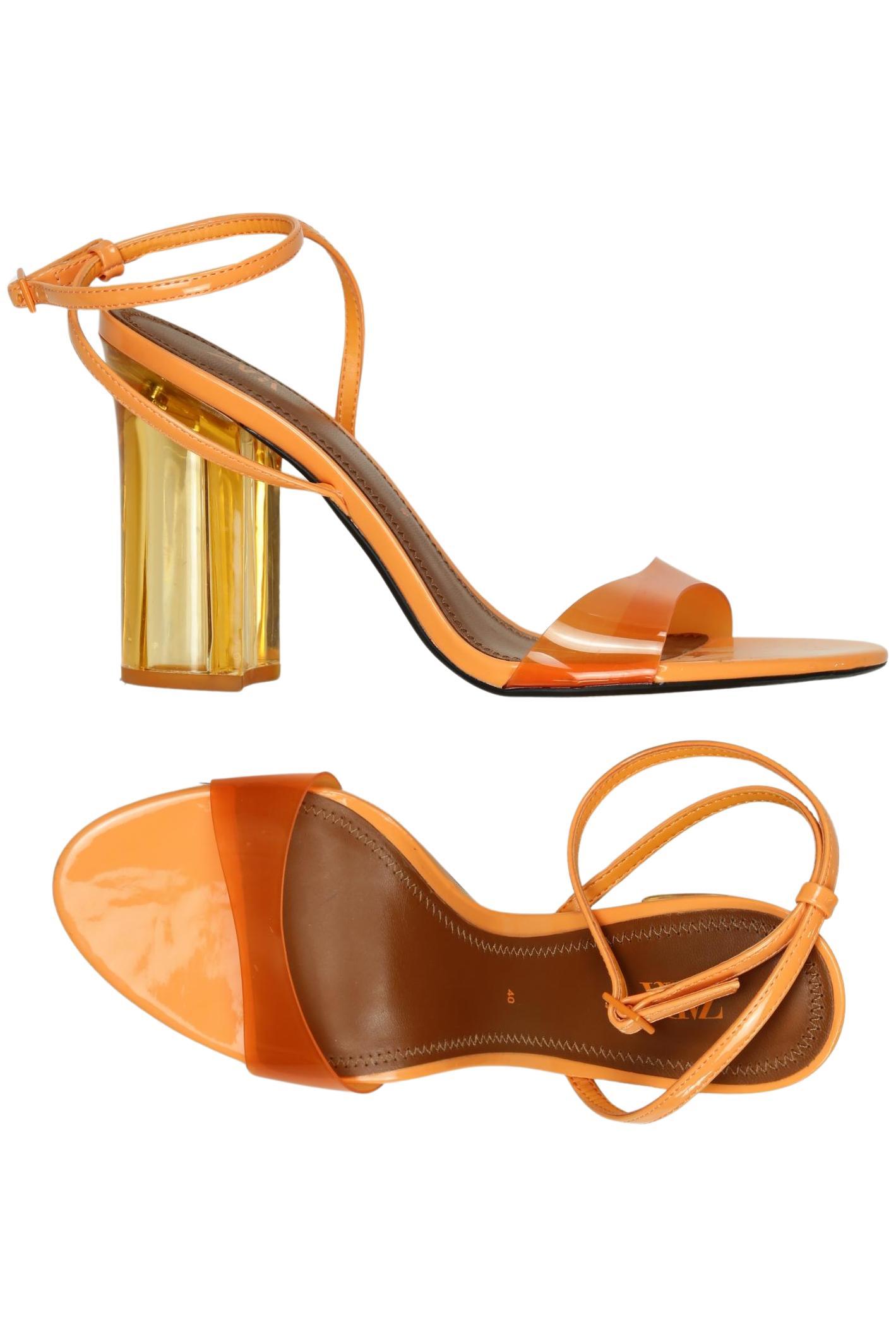

Zara Damen Pumps, orange, Gr. 40