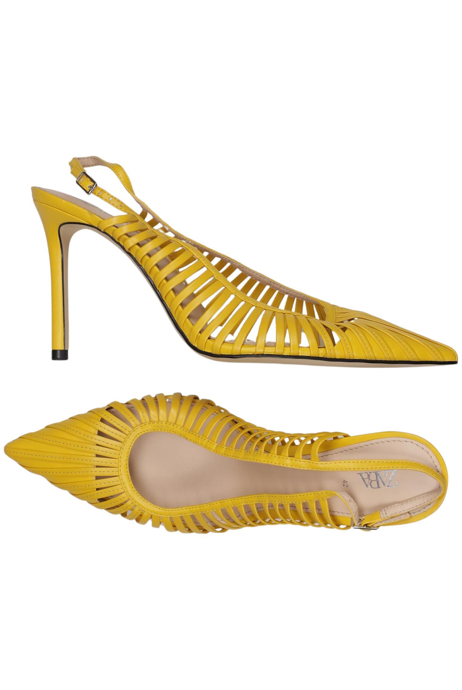 

Zara Damen Pumps, gelb, Gr. 42