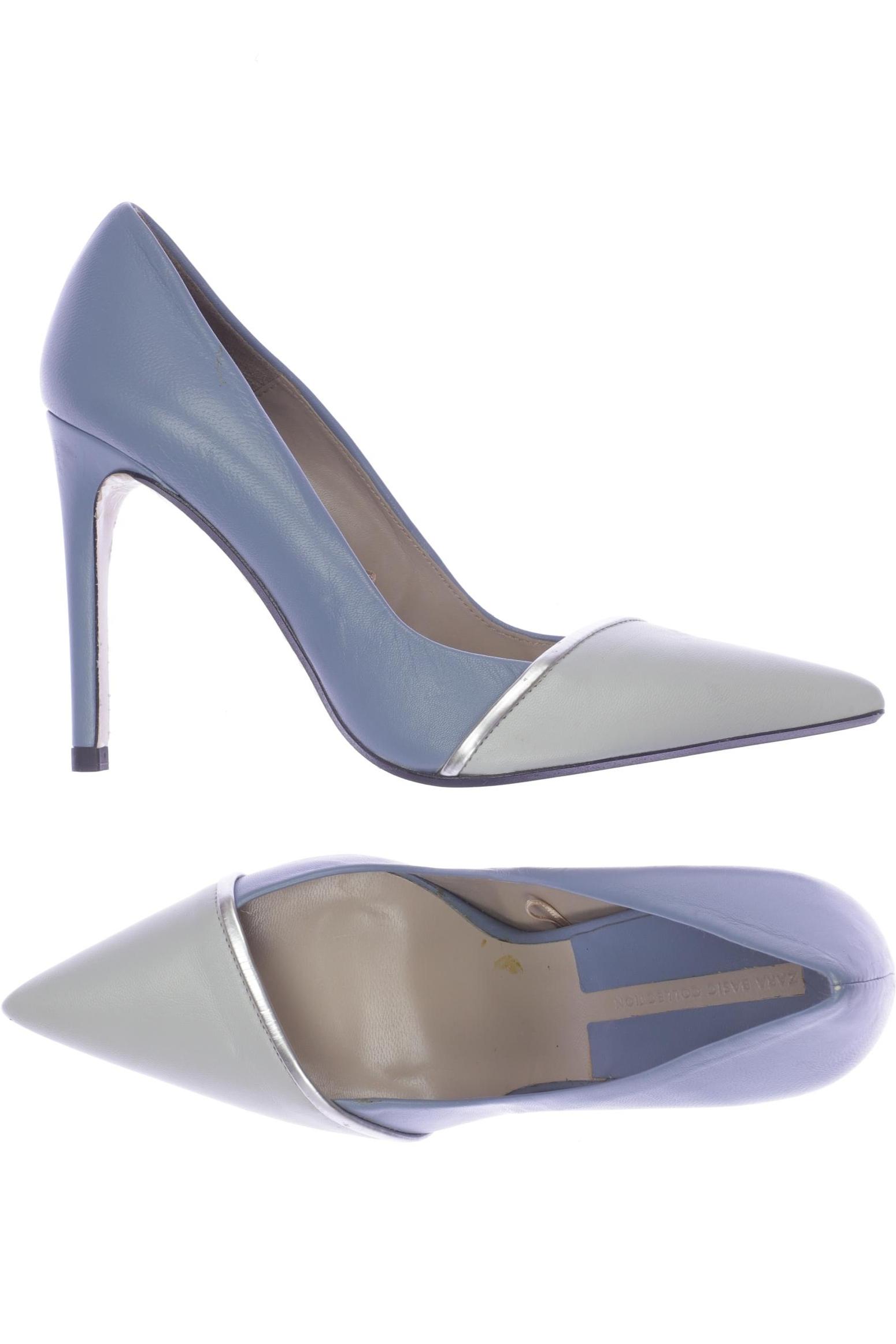 

Zara Damen Pumps, blau, Gr. 39