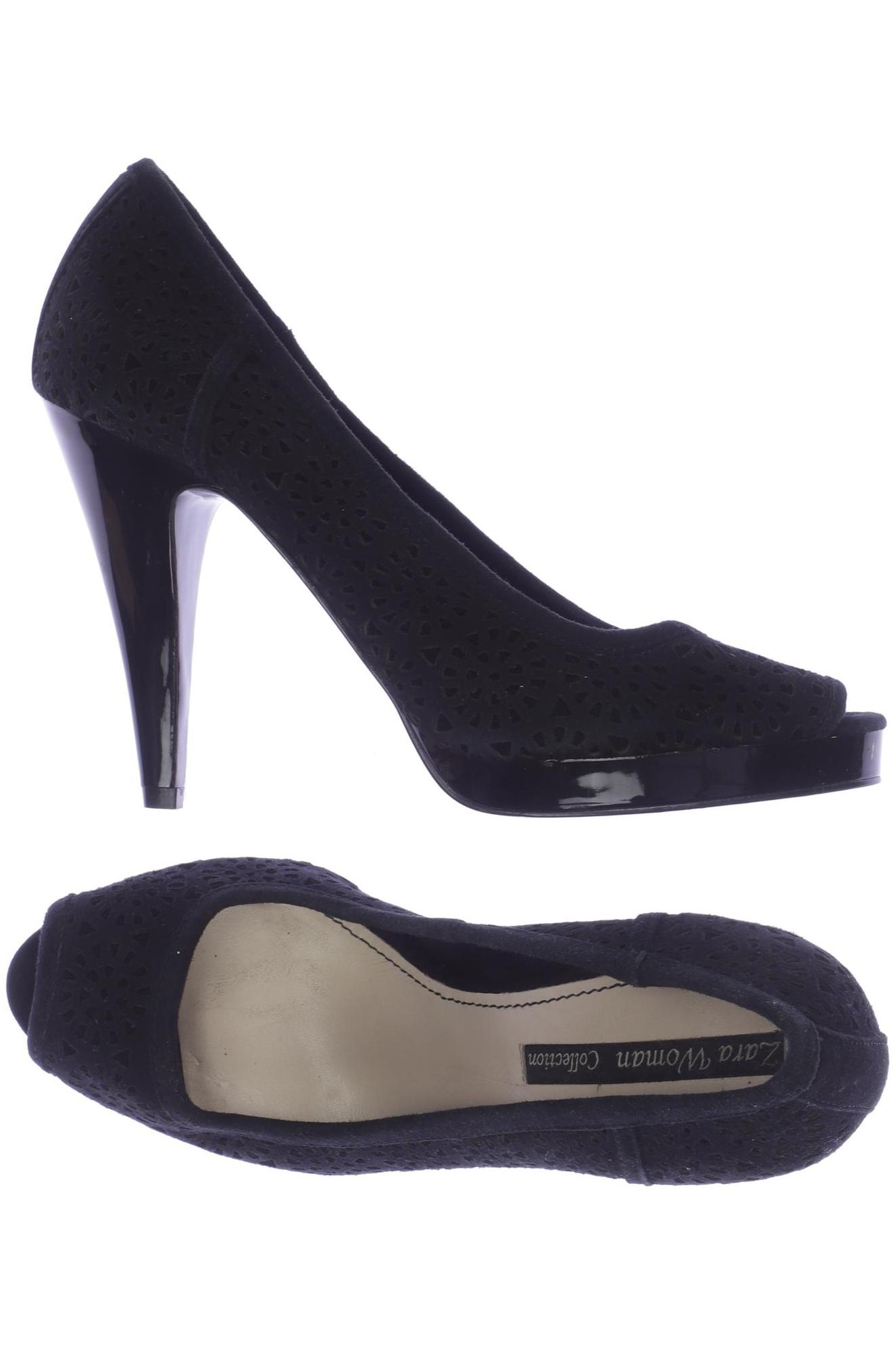 

ZARA Damen Pumps, schwarz