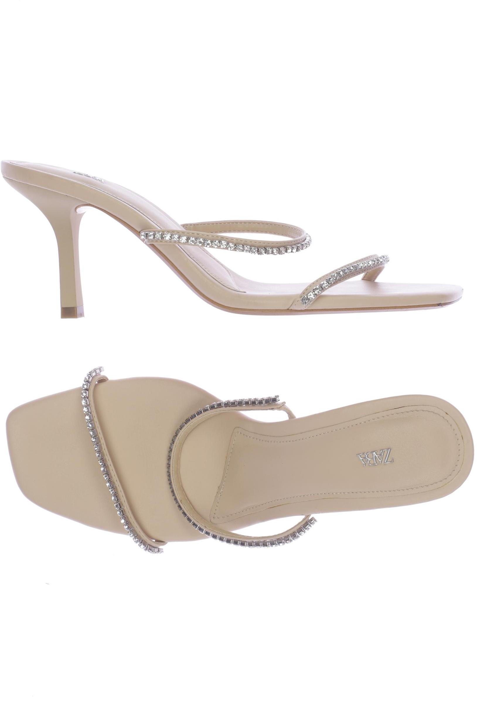 

ZARA Damen Pumps, beige