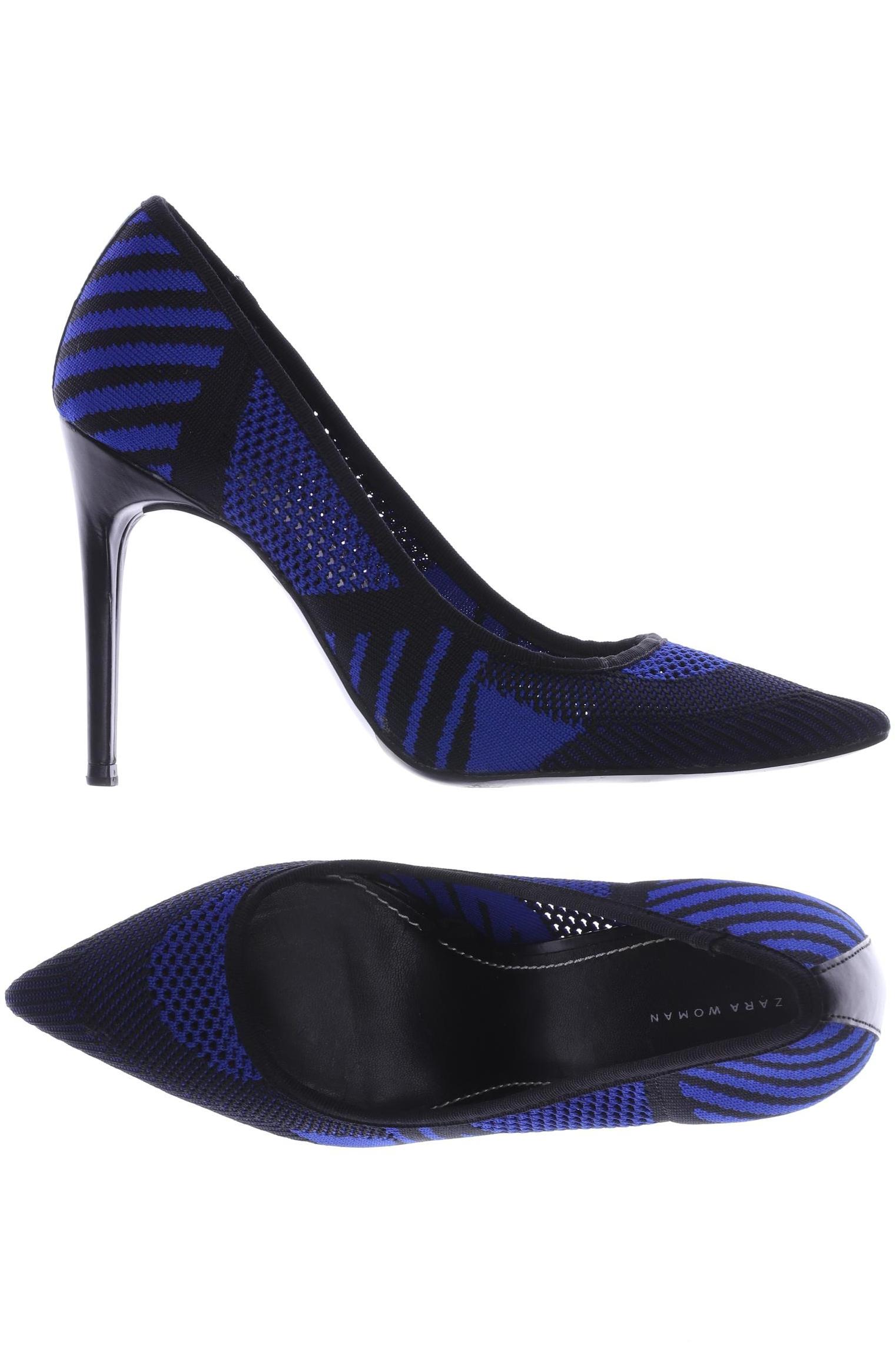 

ZARA Damen Pumps, marineblau