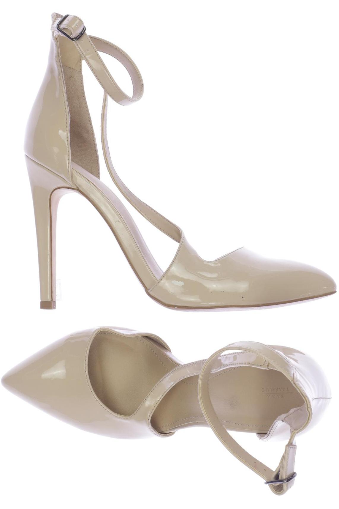 

ZARA Damen Pumps, beige