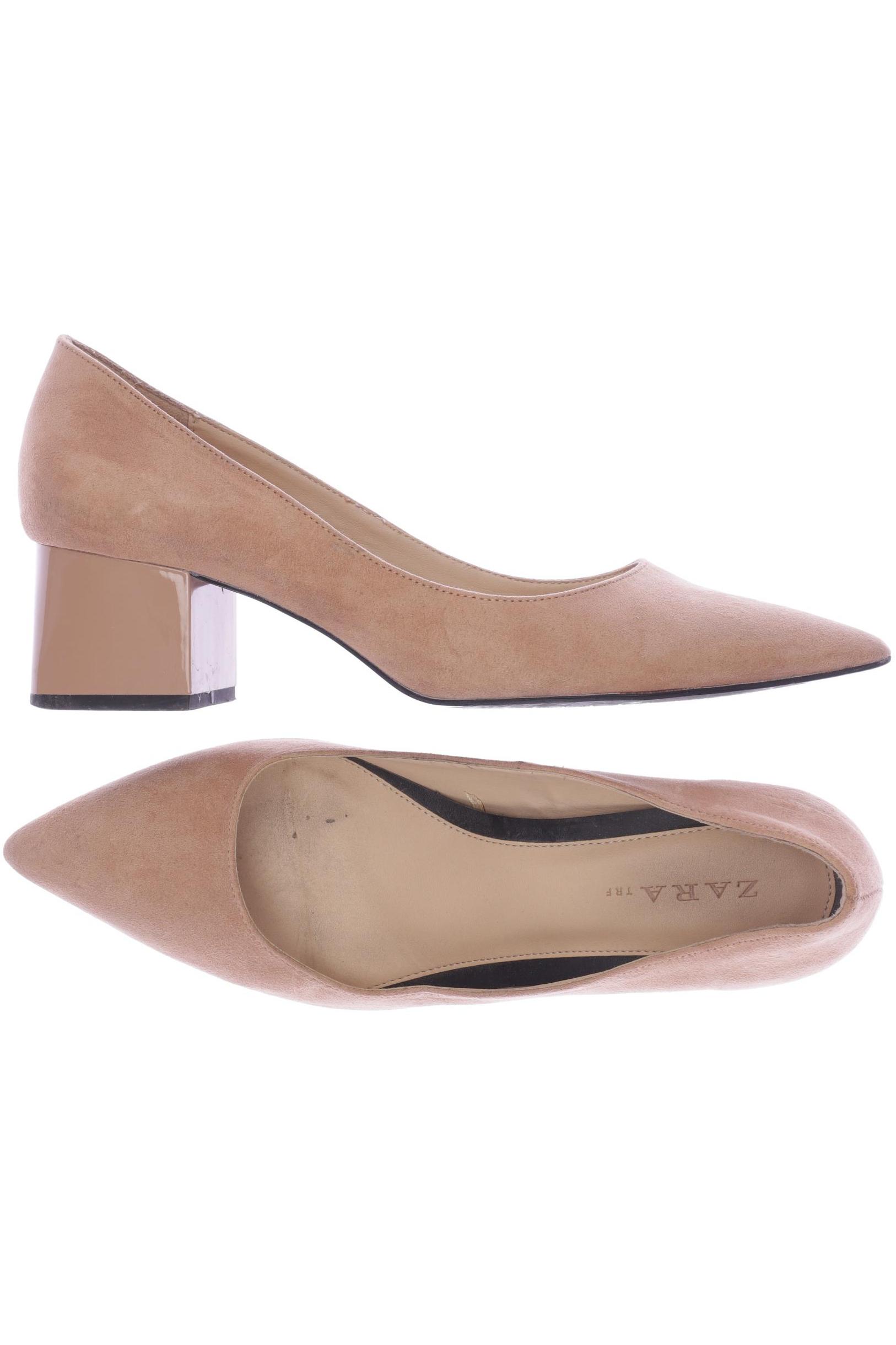 

ZARA Damen Pumps, beige