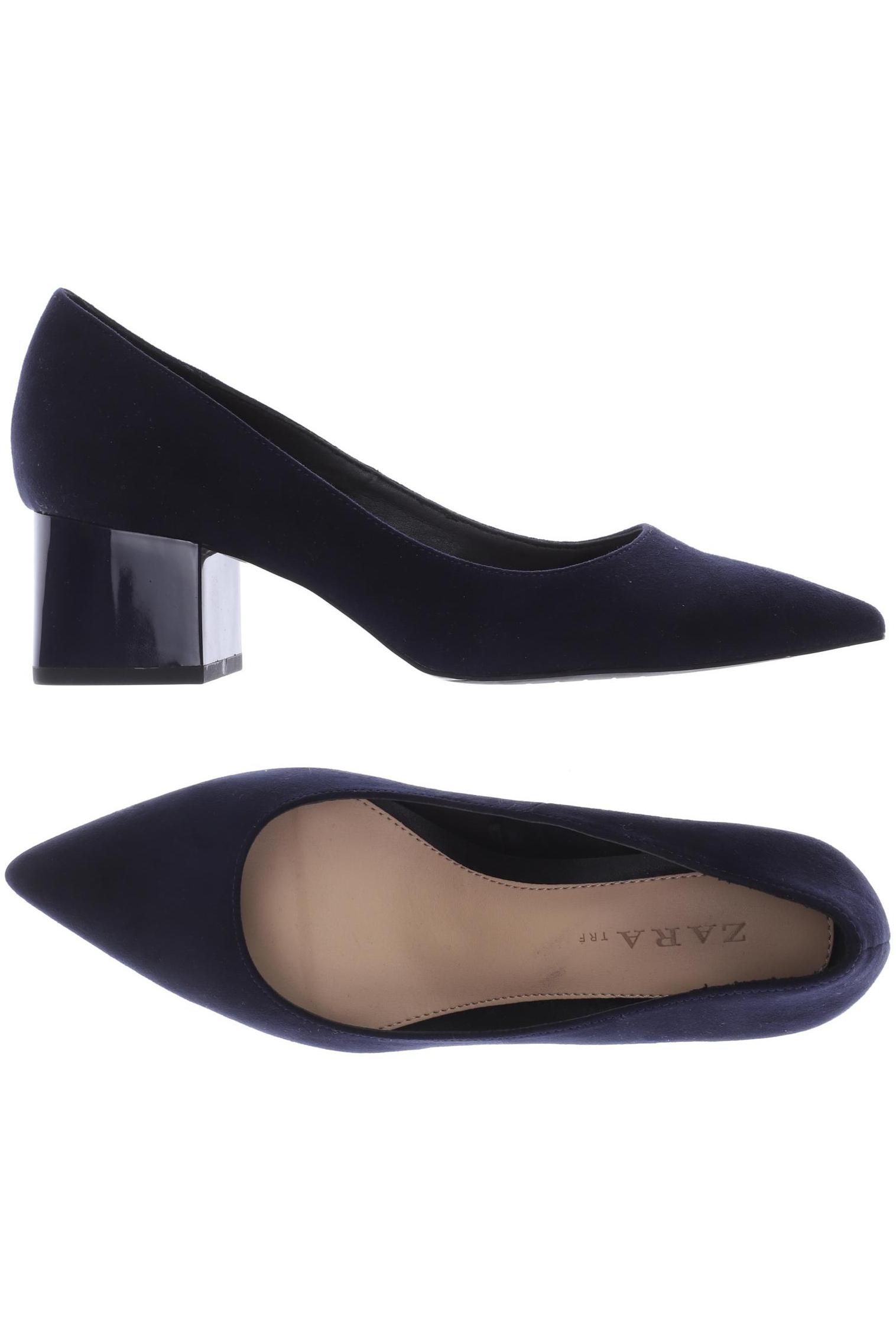 

ZARA Damen Pumps, marineblau