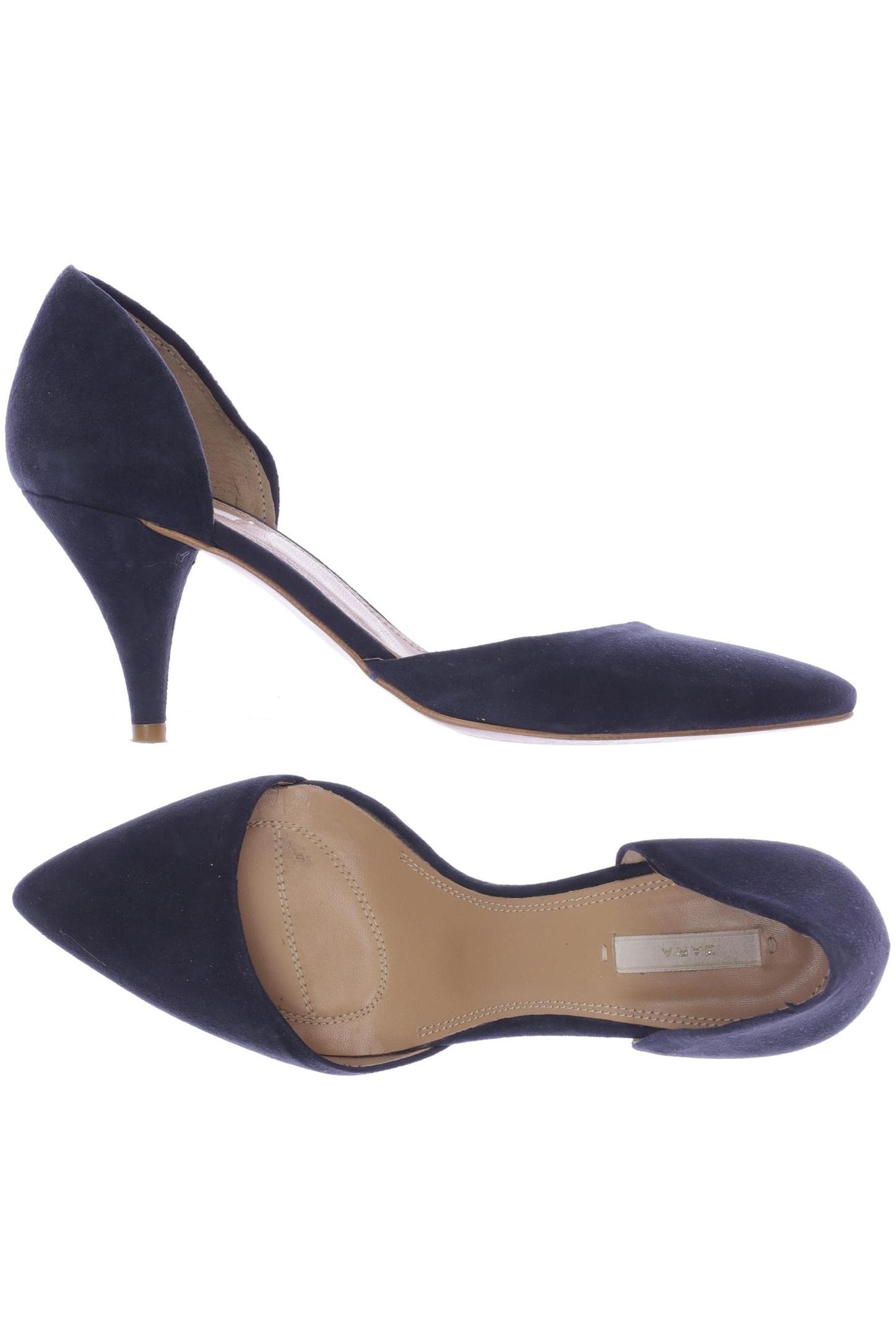 

Zara Damen Pumps, marineblau, Gr. 38