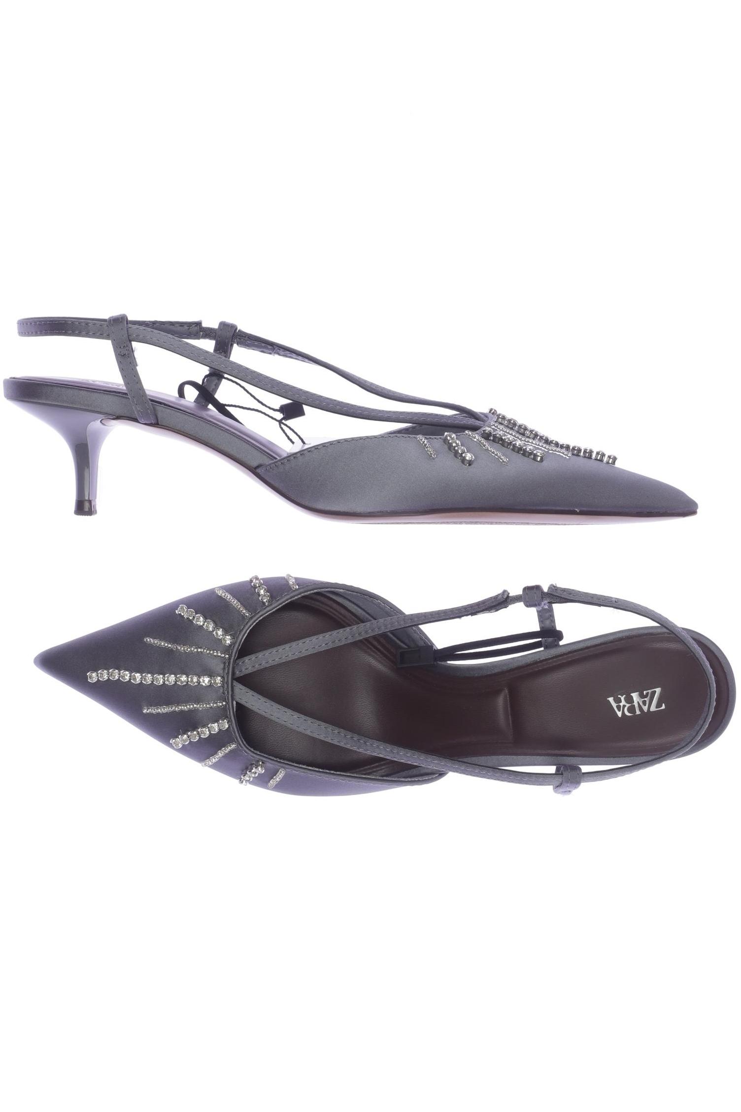 

Zara Damen Pumps, grau, Gr. 38