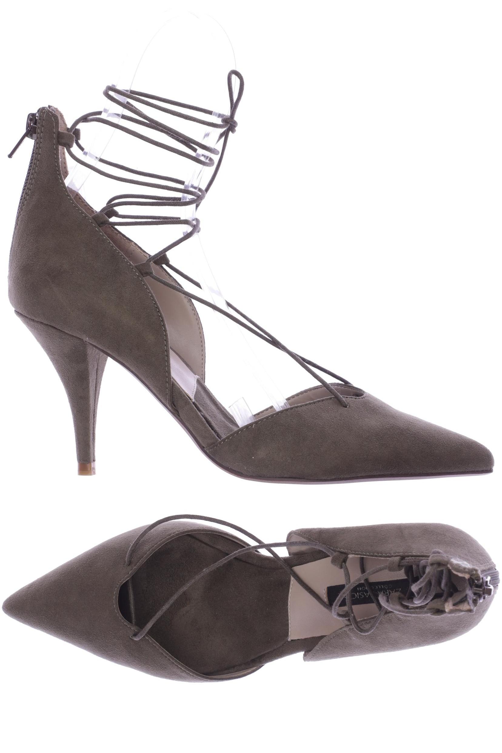 Thumbnail - Zara Damen Pumps, grün, Gr. 39