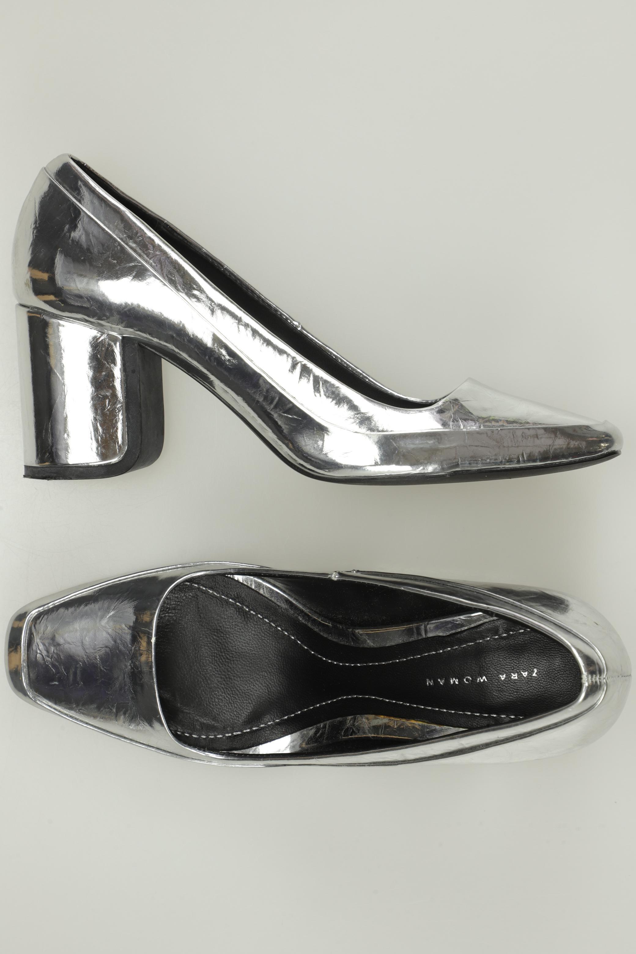 

ZARA Damen Pumps, silber