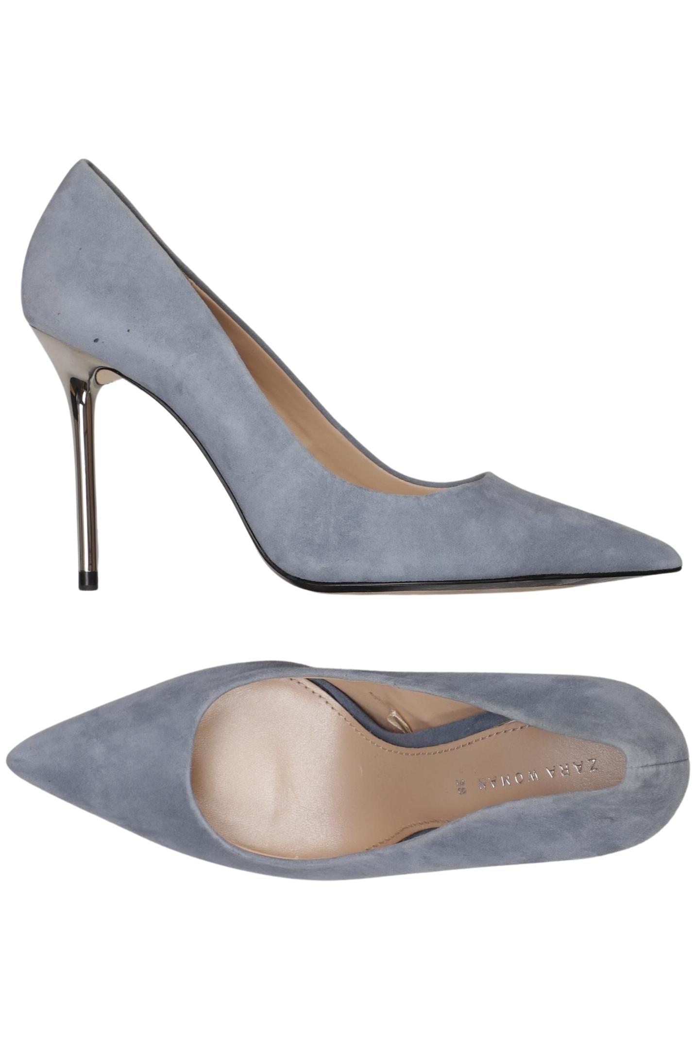 

Zara Damen Pumps, hellblau, Gr. 38