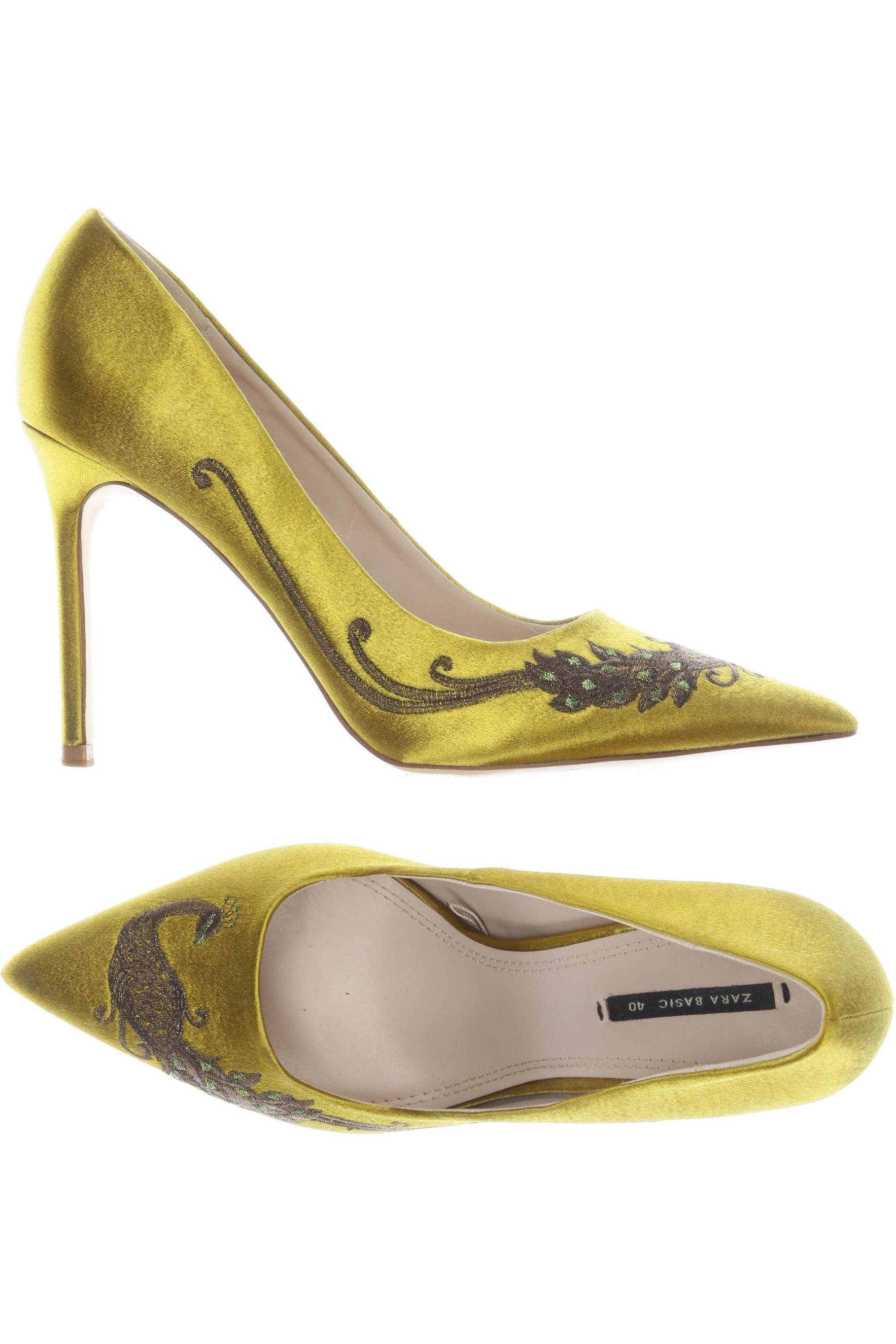 

Zara Damen Pumps, gelb, Gr. 40