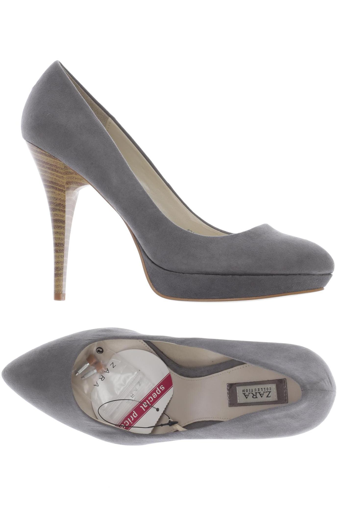 

Zara Damen Pumps, grau, Gr. 38
