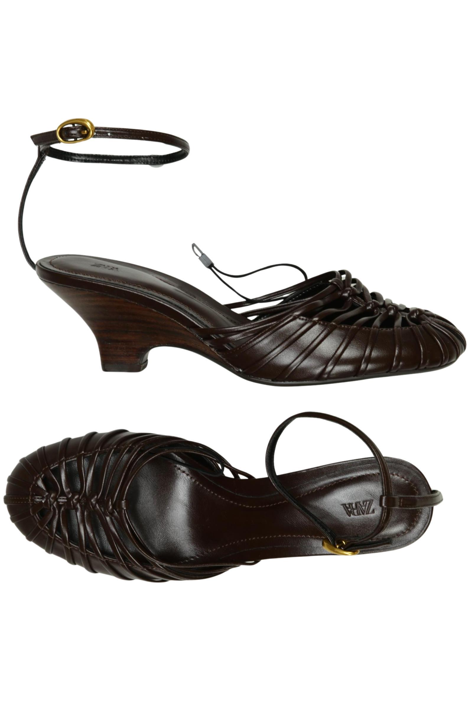 

Zara Damen Pumps, braun, Gr. 38