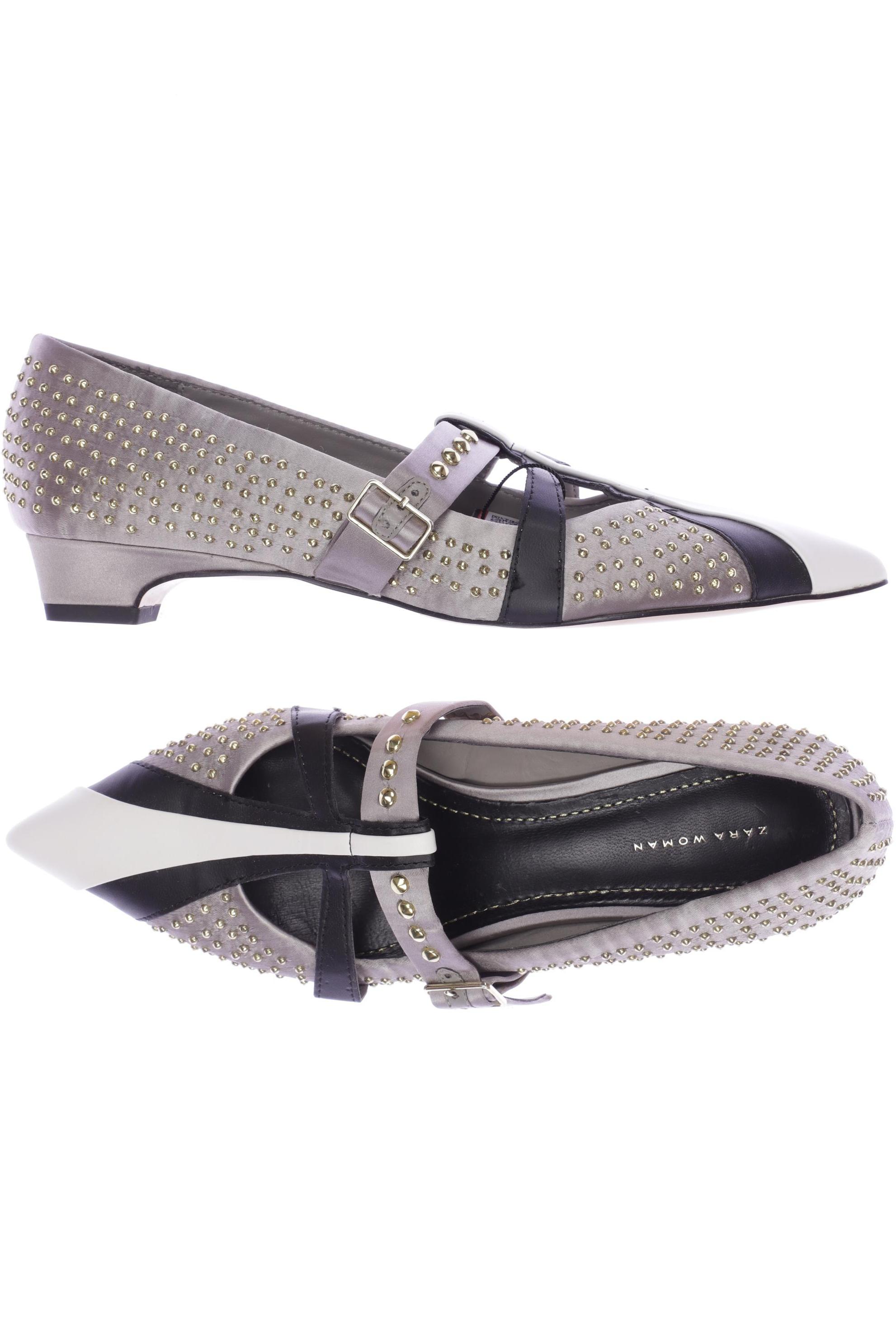

Zara Damen Pumps, grau, Gr. 37