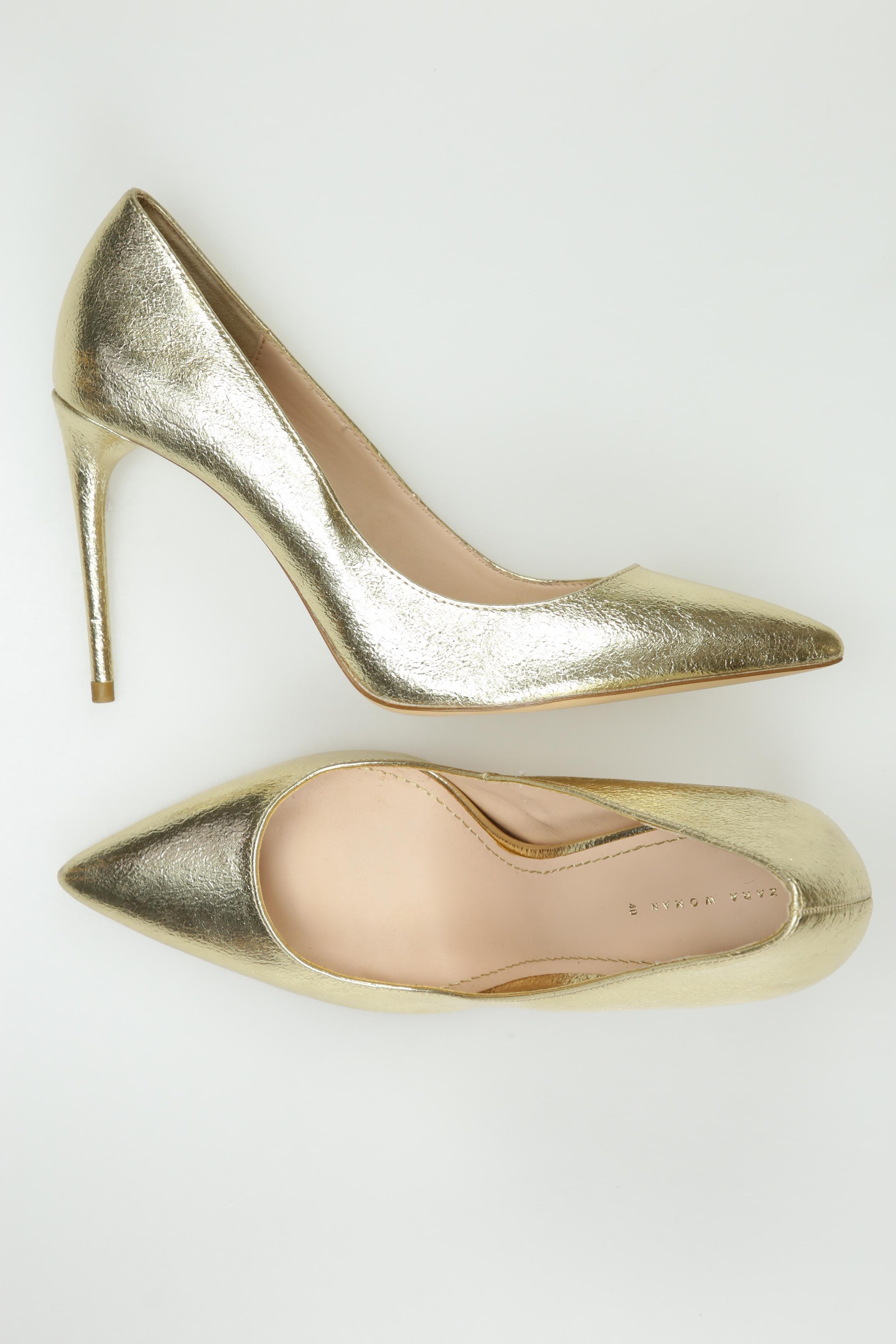 

Zara Damen Pumps, gold, Gr. 40