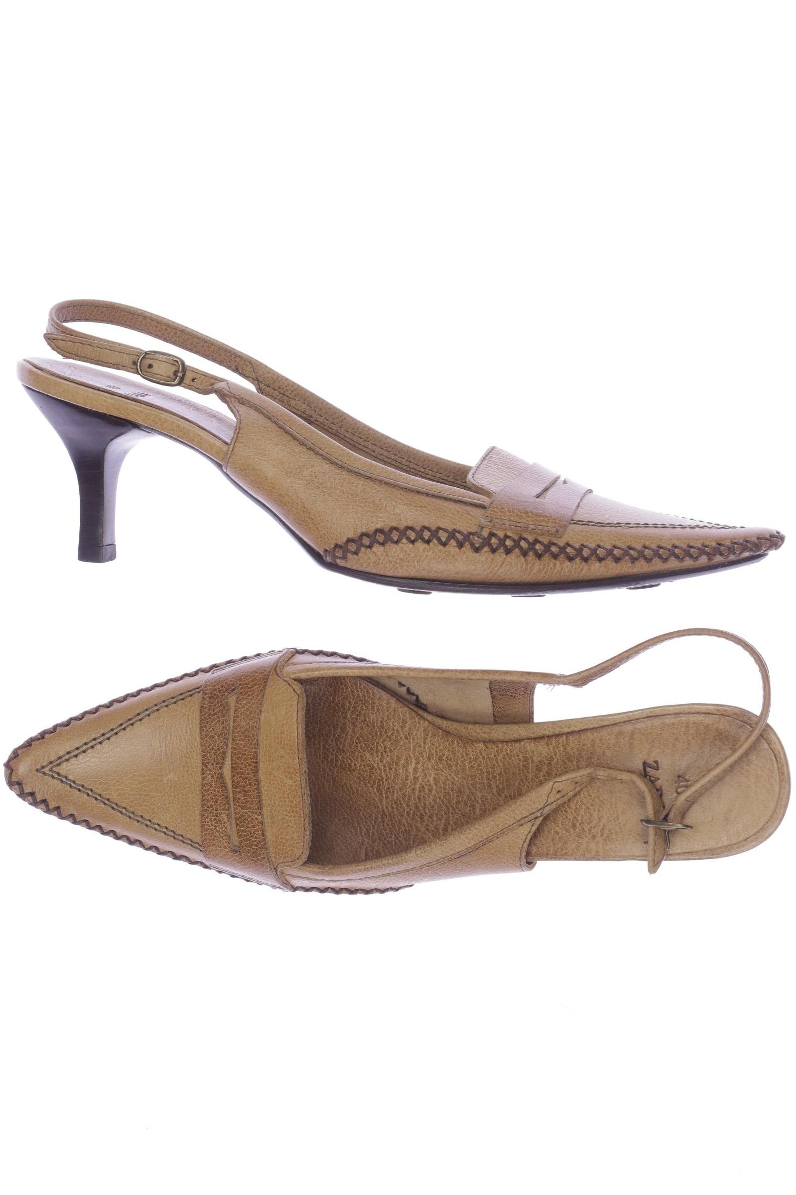 

Zara Damen Pumps, beige, Gr. 40