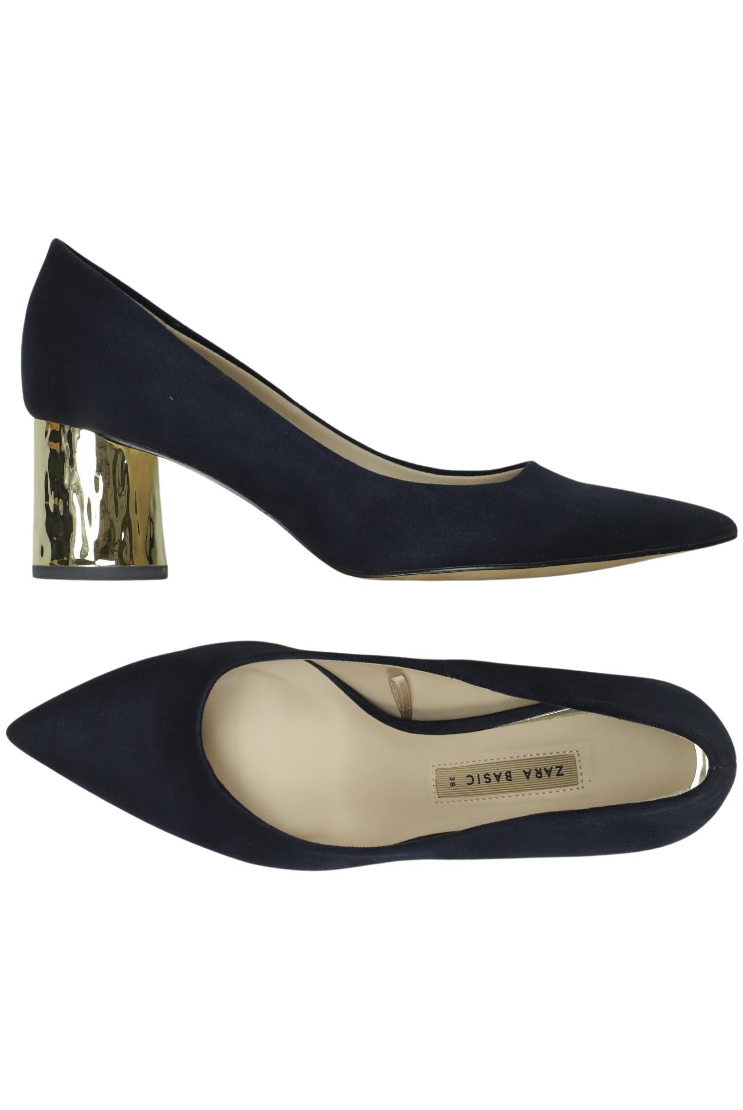

Zara Damen Pumps, marineblau, Gr. 38