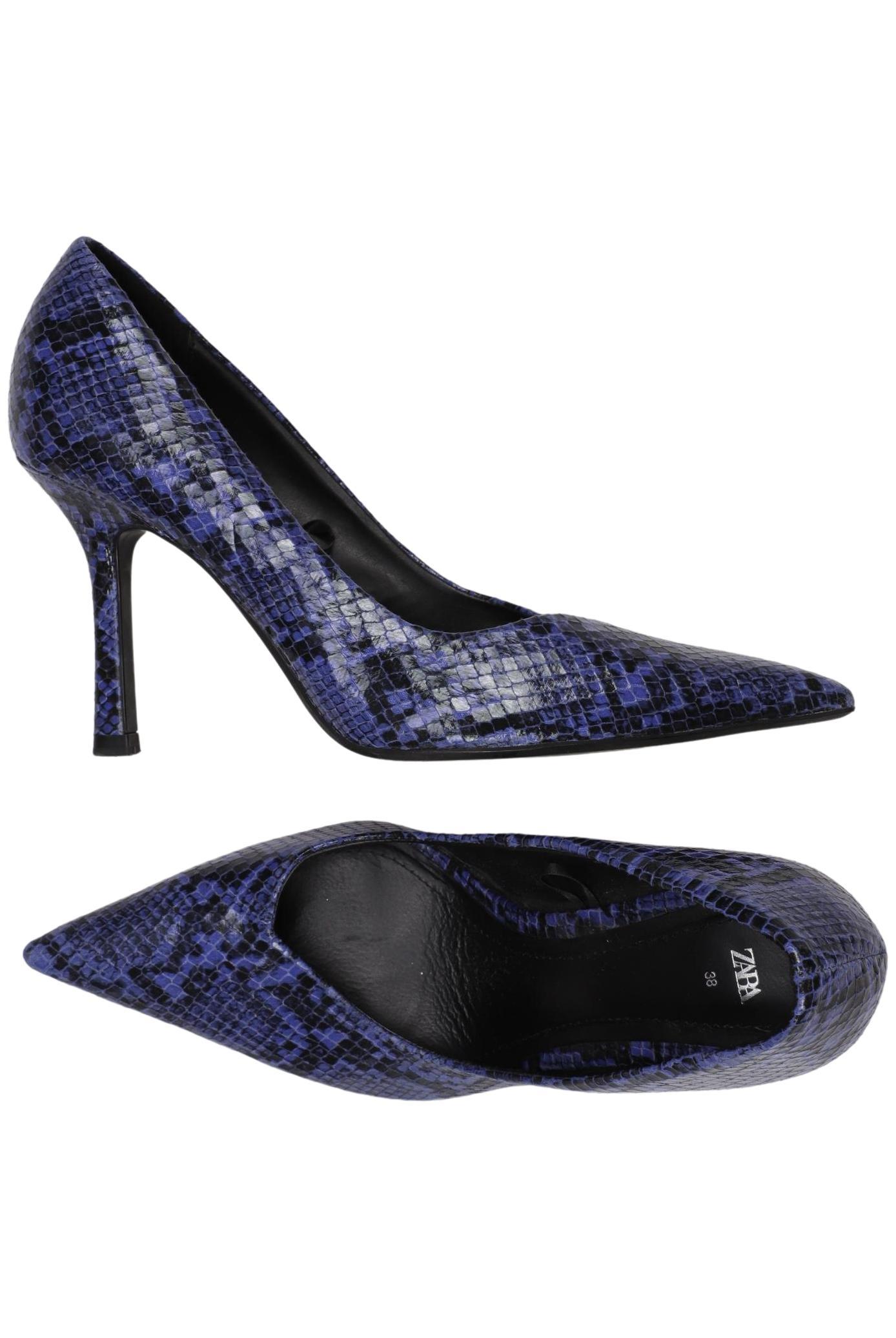 

Zara Damen Pumps, blau, Gr. 38