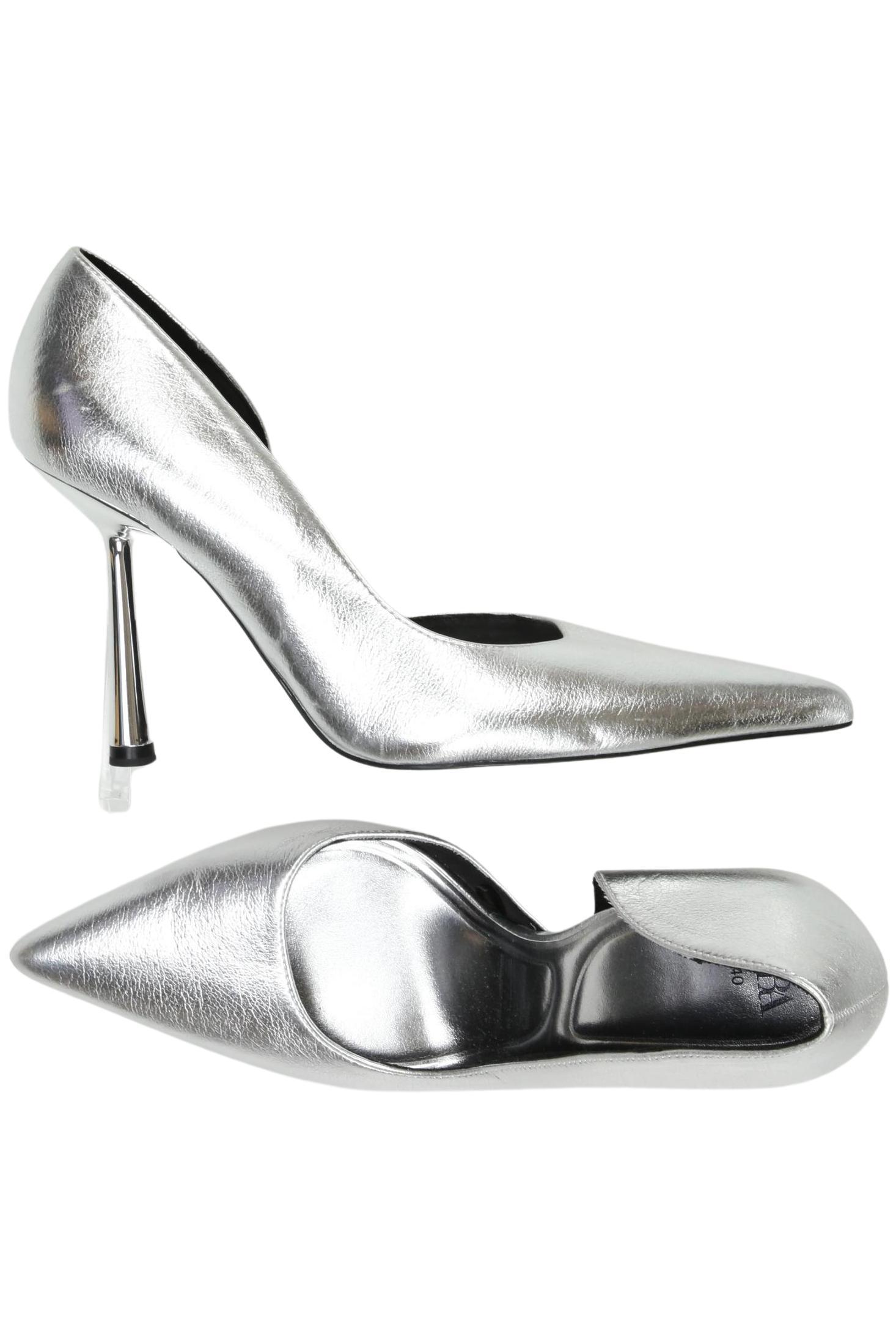 

Zara Damen Pumps, silber, Gr. 40