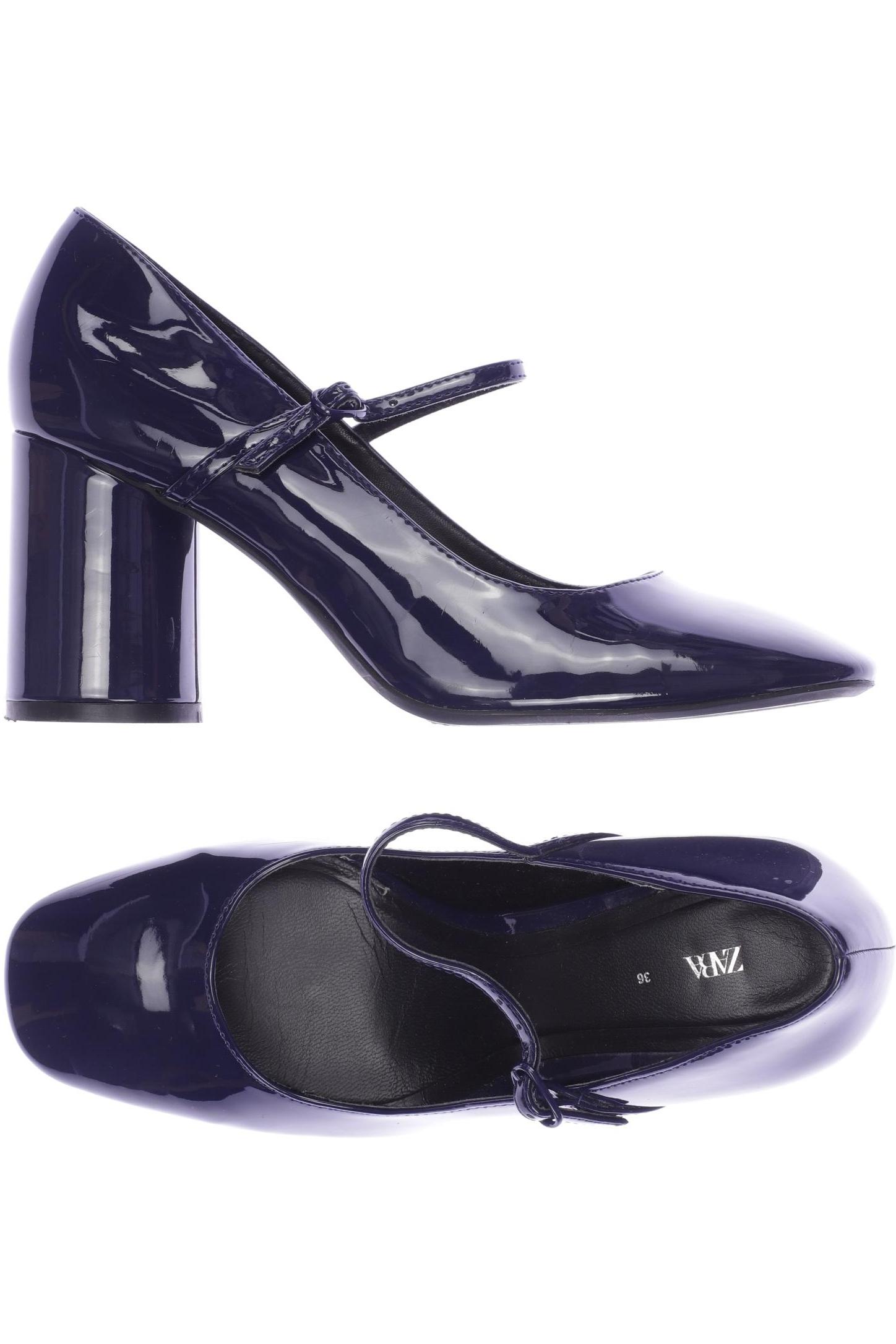 

Zara Damen Pumps, marineblau, Gr. 36