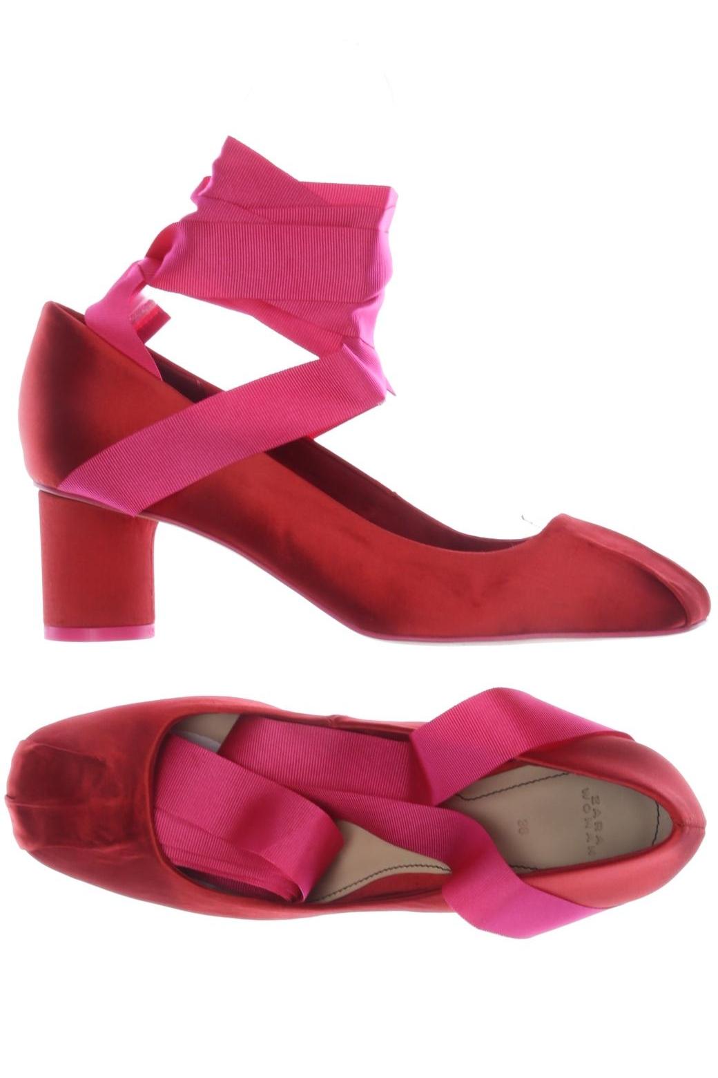 

Zara Damen Pumps, rot, Gr. 36