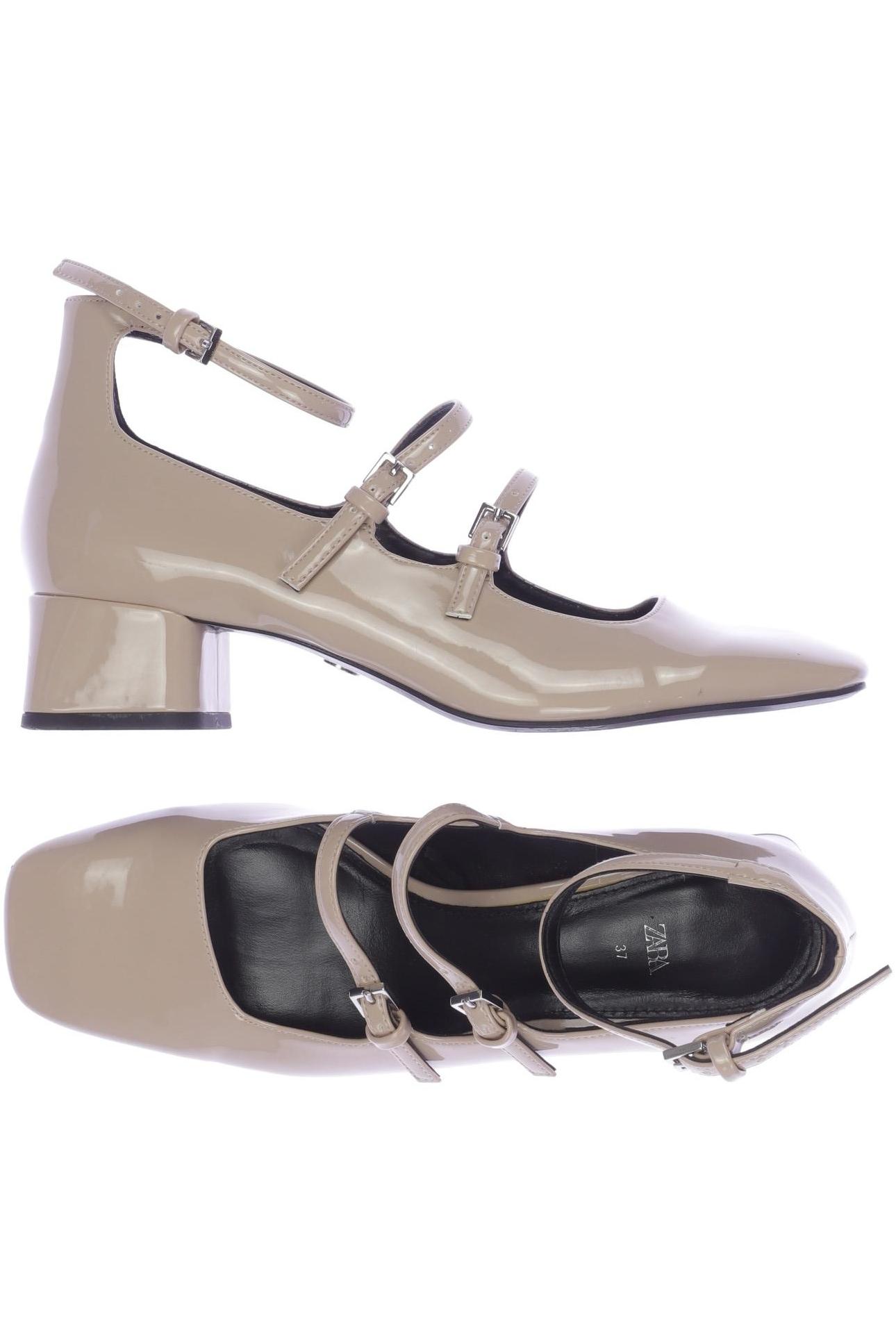 

Zara Damen Pumps, beige, Gr. 37