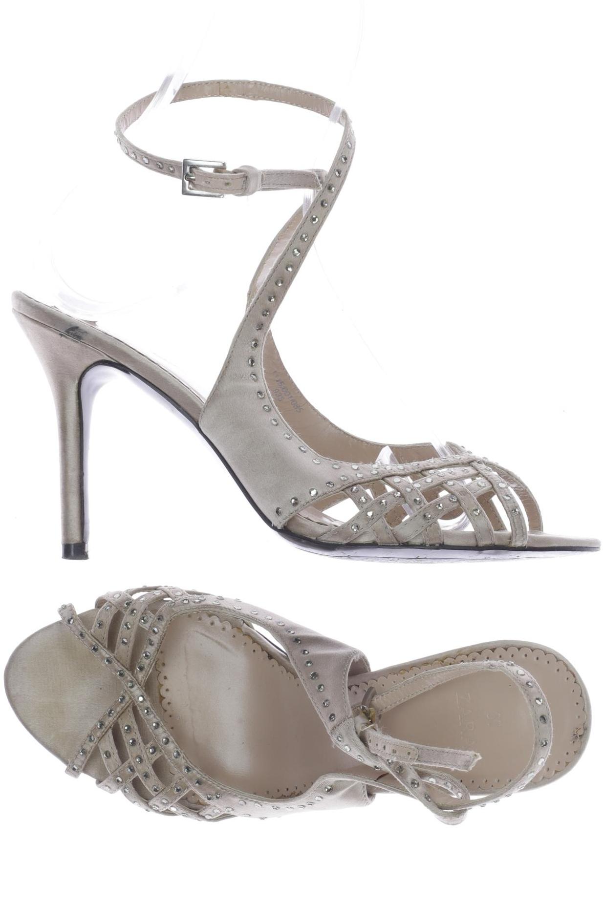 

Zara Damen Pumps, beige, Gr. 37