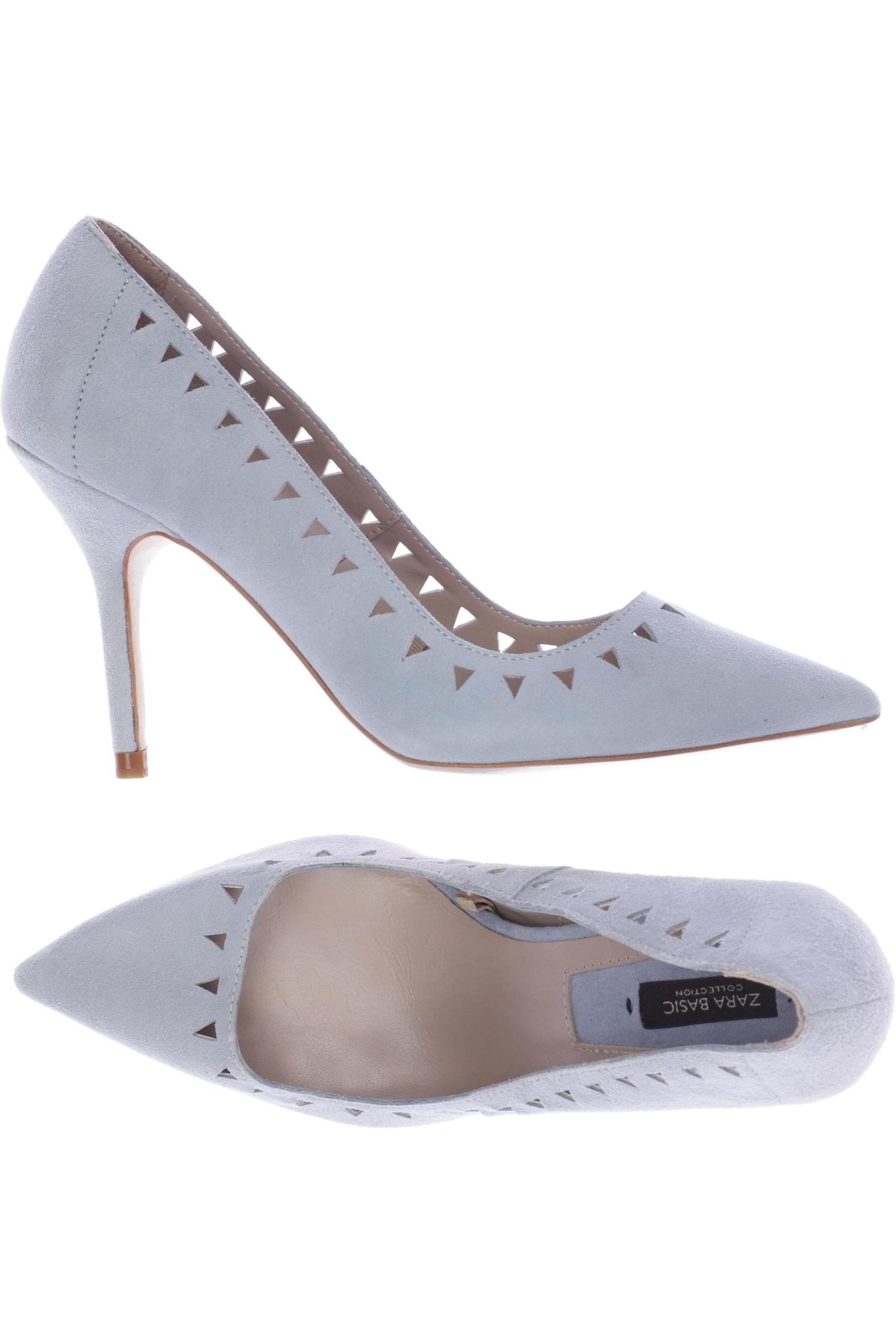 

ZARA Damen Pumps, hellblau