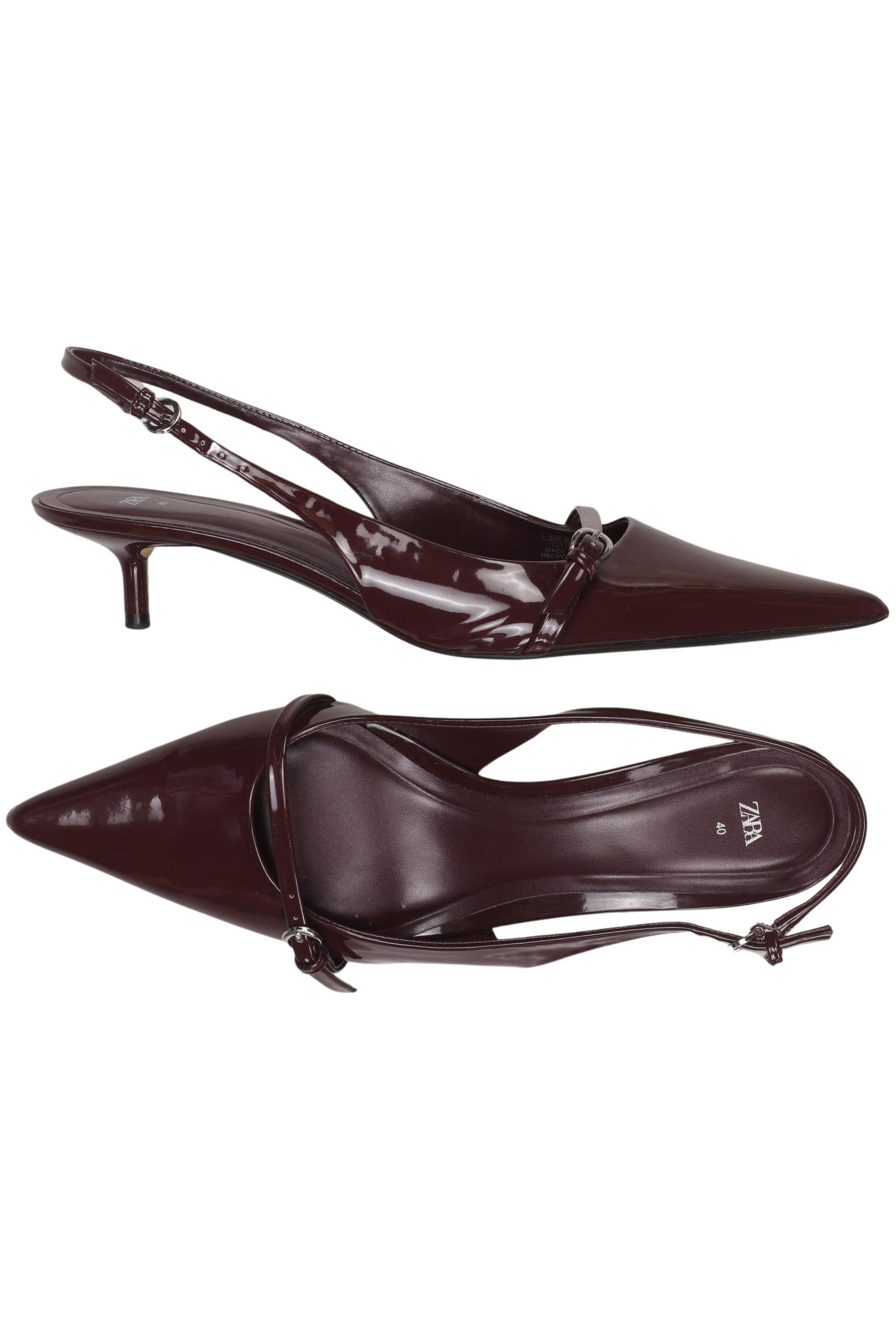 

Zara Damen Pumps, bordeaux, Gr. 40