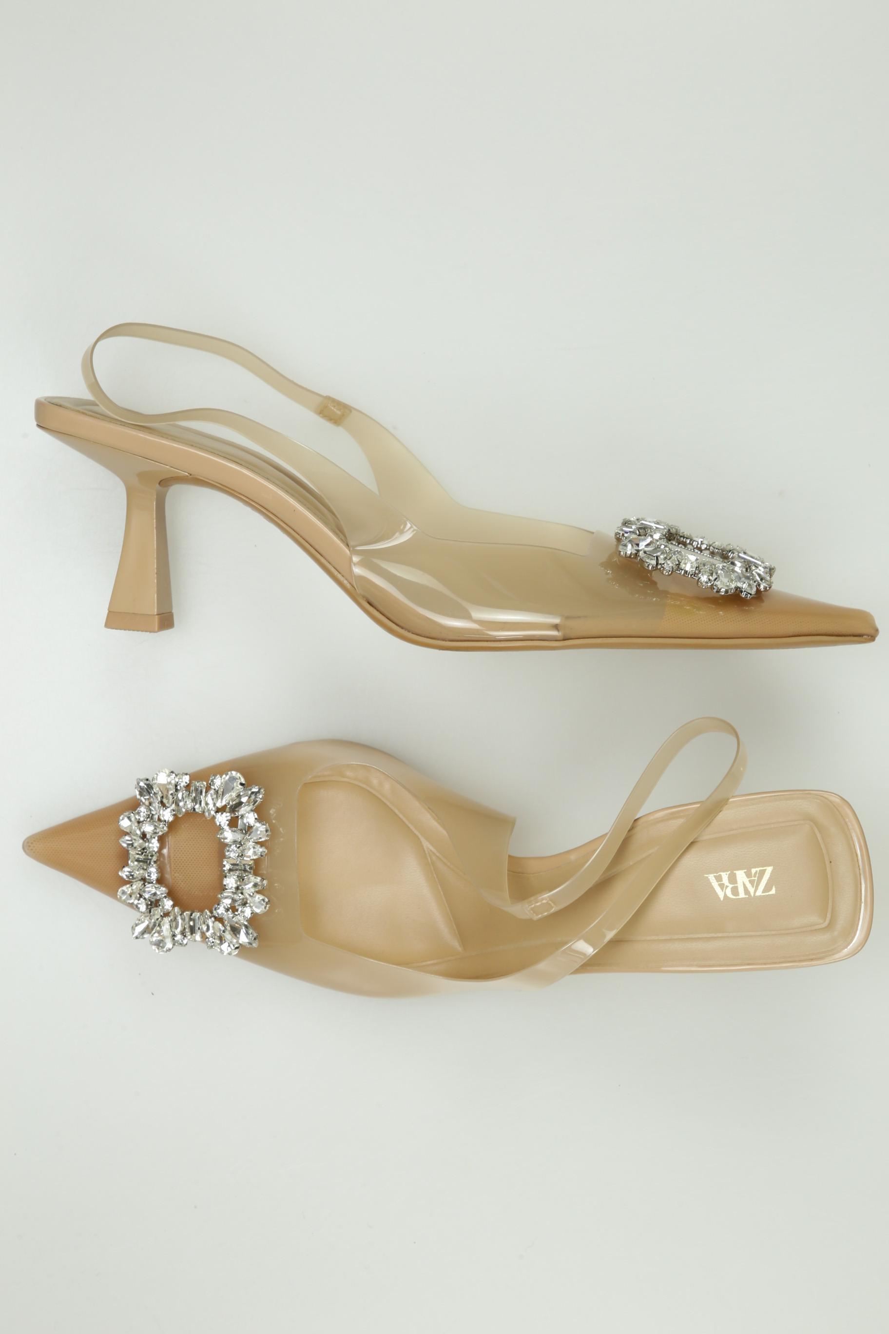 

Zara Damen Pumps, beige, Gr. 39