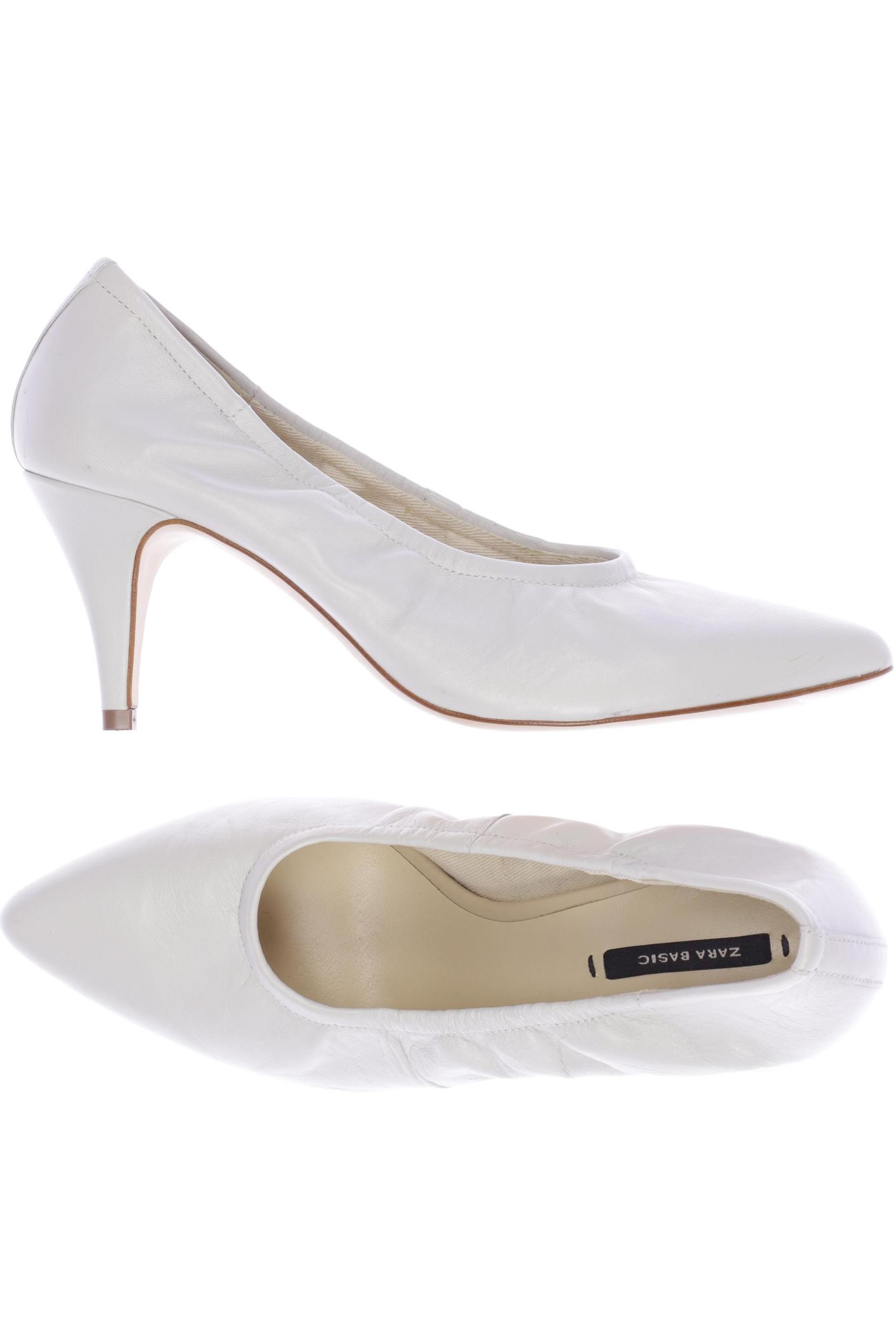 

Zara Damen Pumps, cremeweiß, Gr. 37