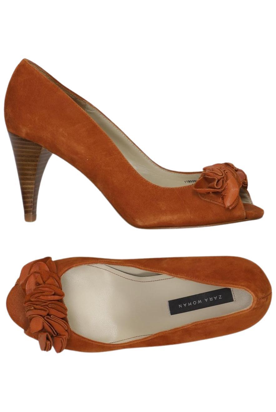 

Zara Damen Pumps, braun, Gr. 36