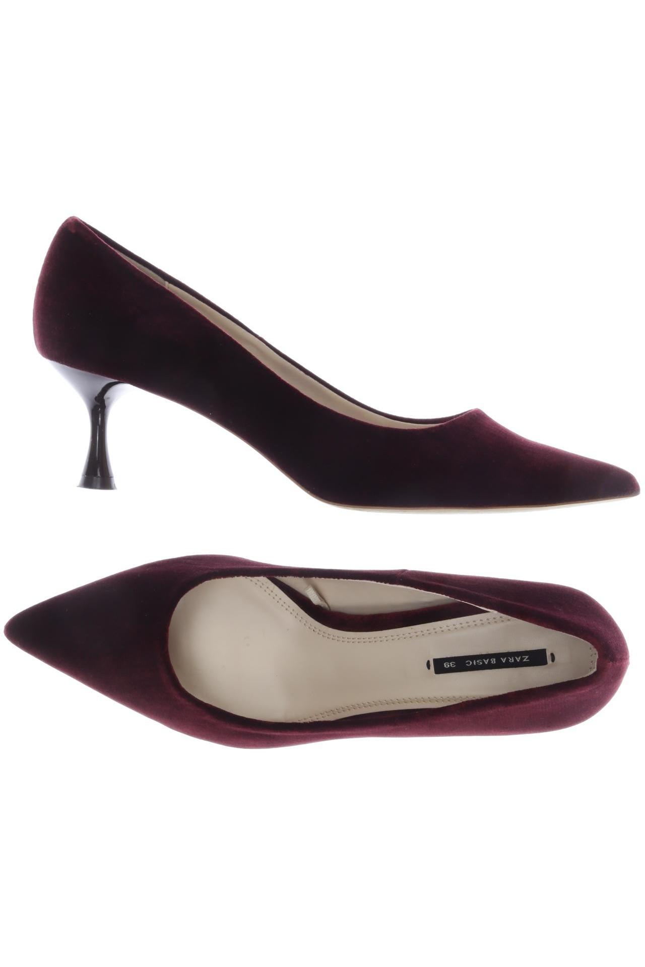 

Zara Damen Pumps, bordeaux, Gr. 39
