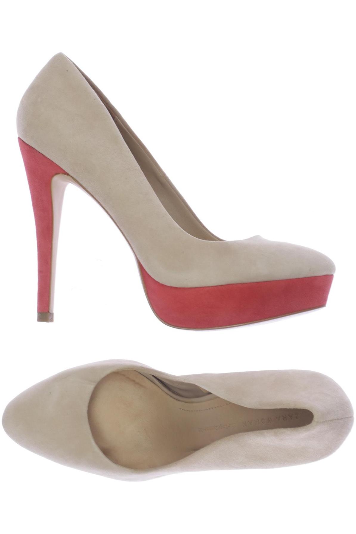 

Zara Damen Pumps, beige, Gr. 39
