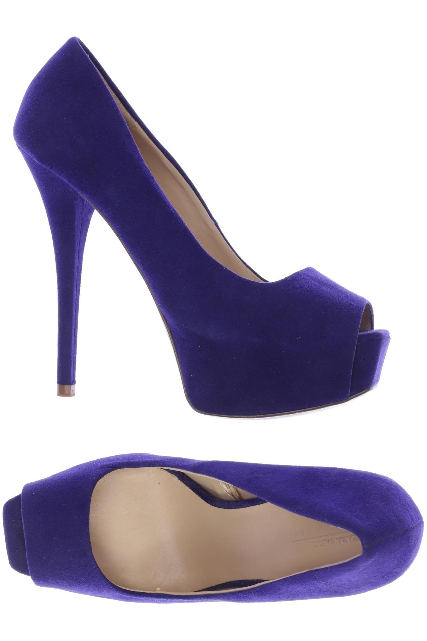 

Zara Damen Pumps, marineblau, Gr. 37