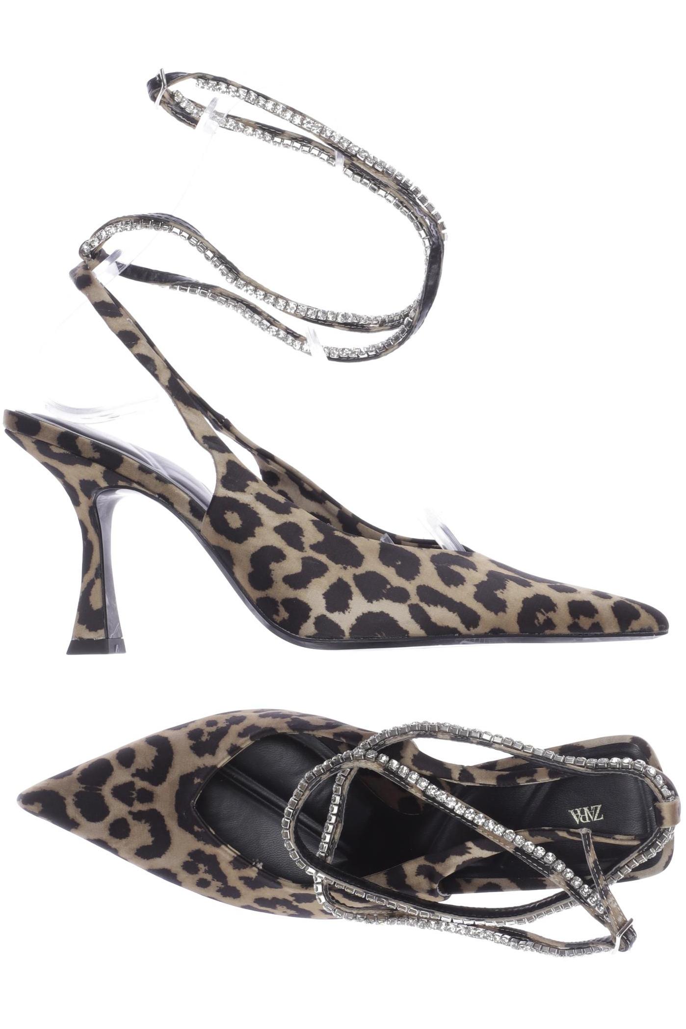 

Zara Damen Pumps, braun, Gr. 38