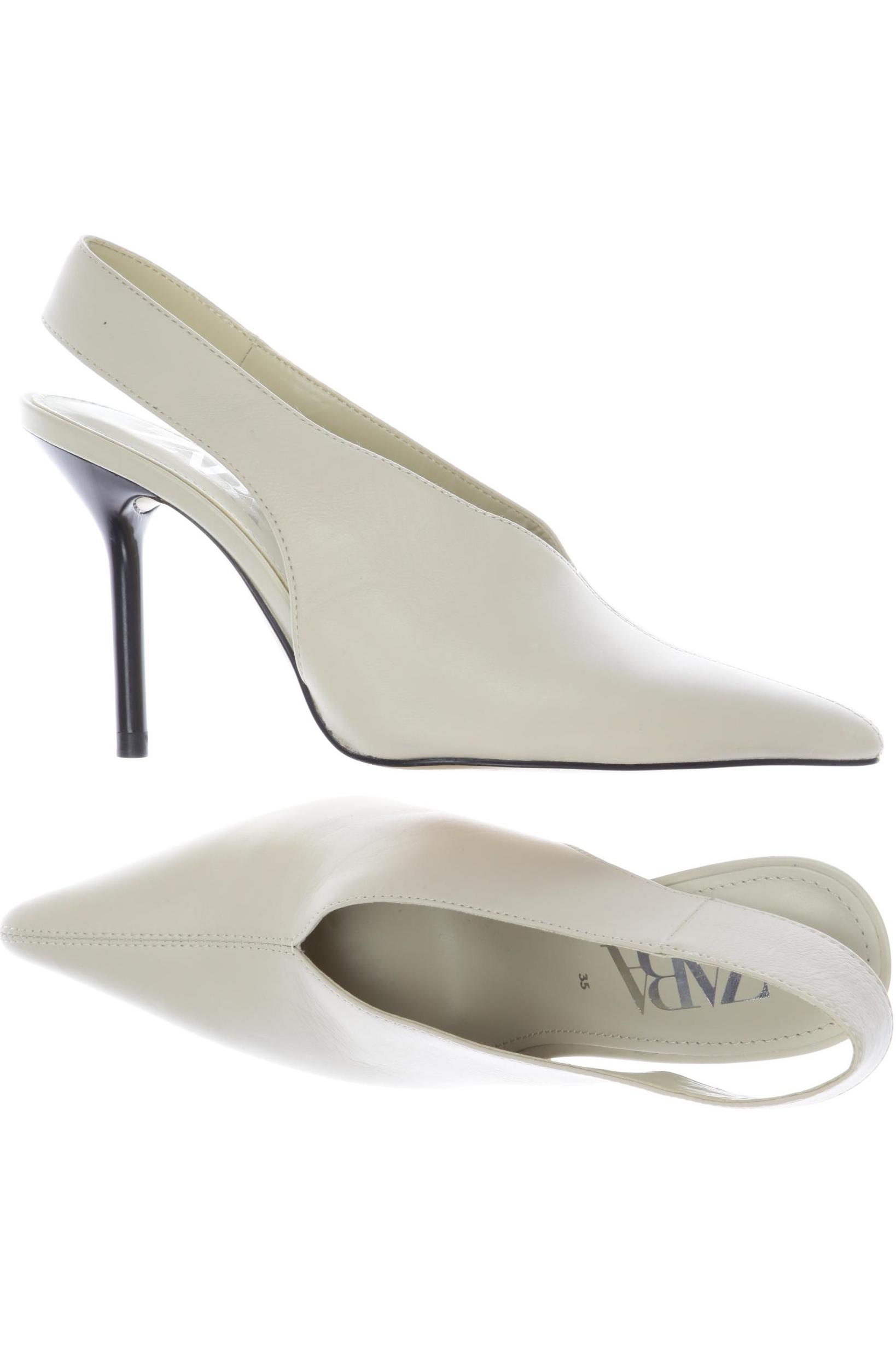

Zara Damen Pumps, cremeweiß, Gr. 35