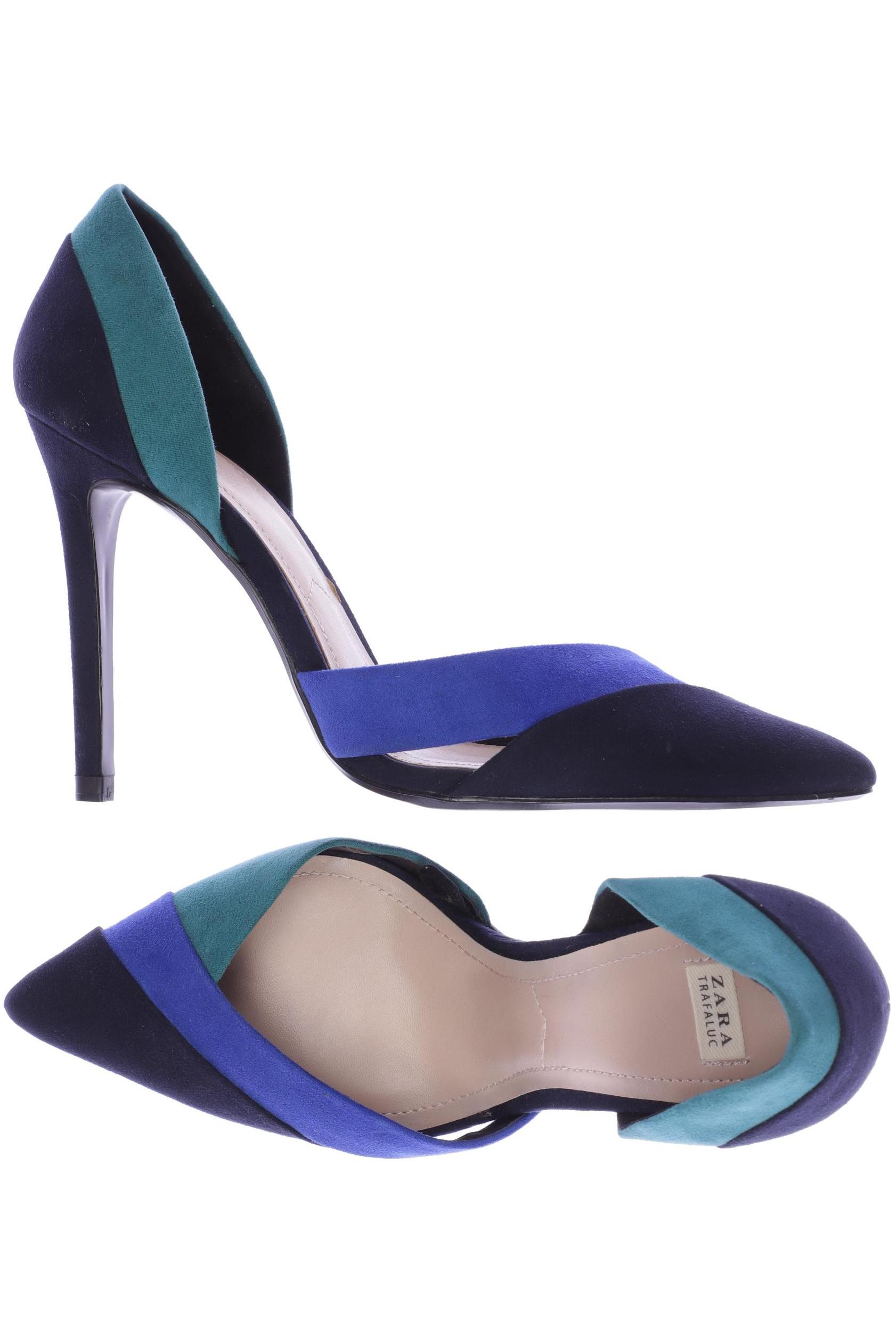 

Zara Damen Pumps, blau, Gr. 38