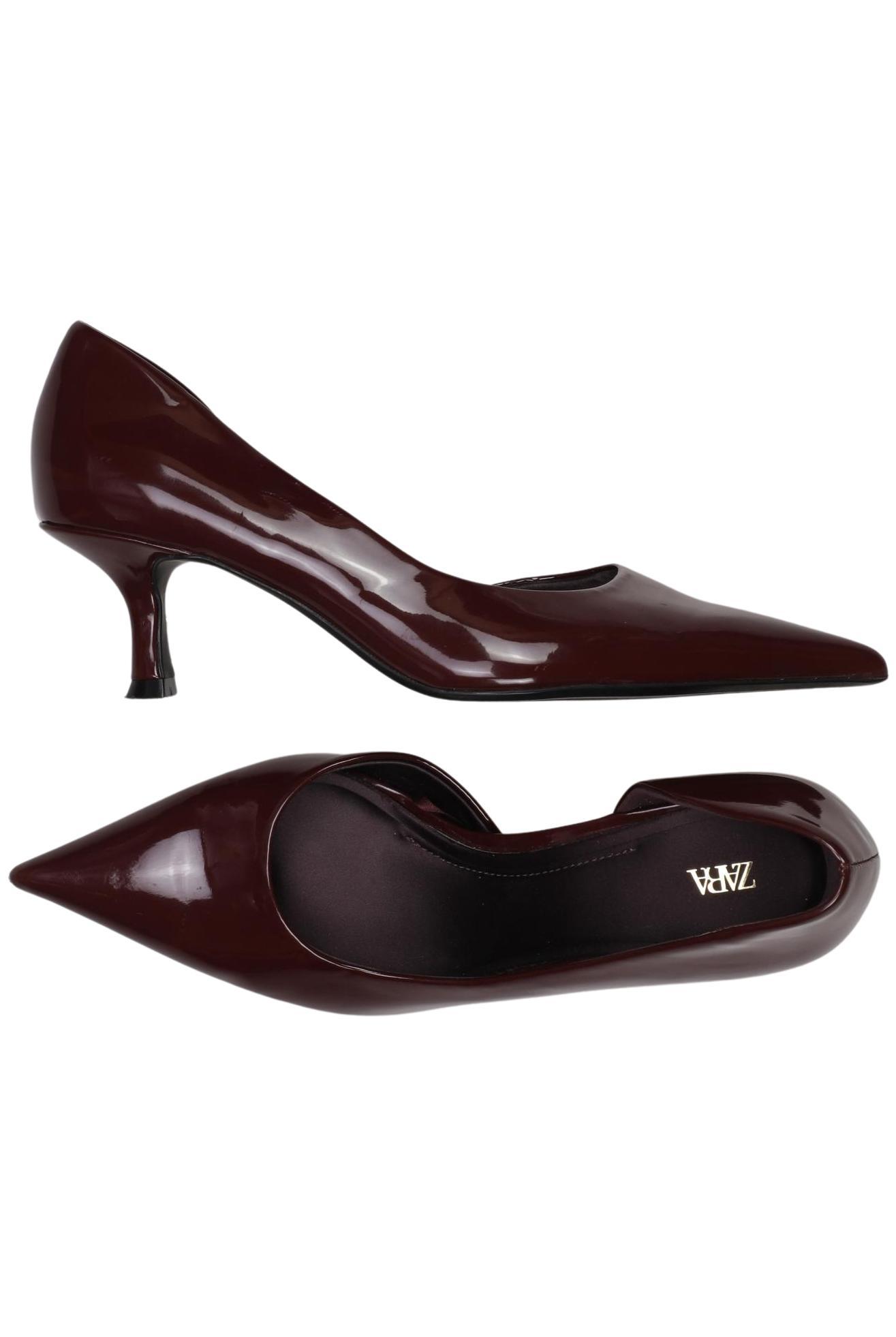 

Zara Damen Pumps, bordeaux, Gr. 36