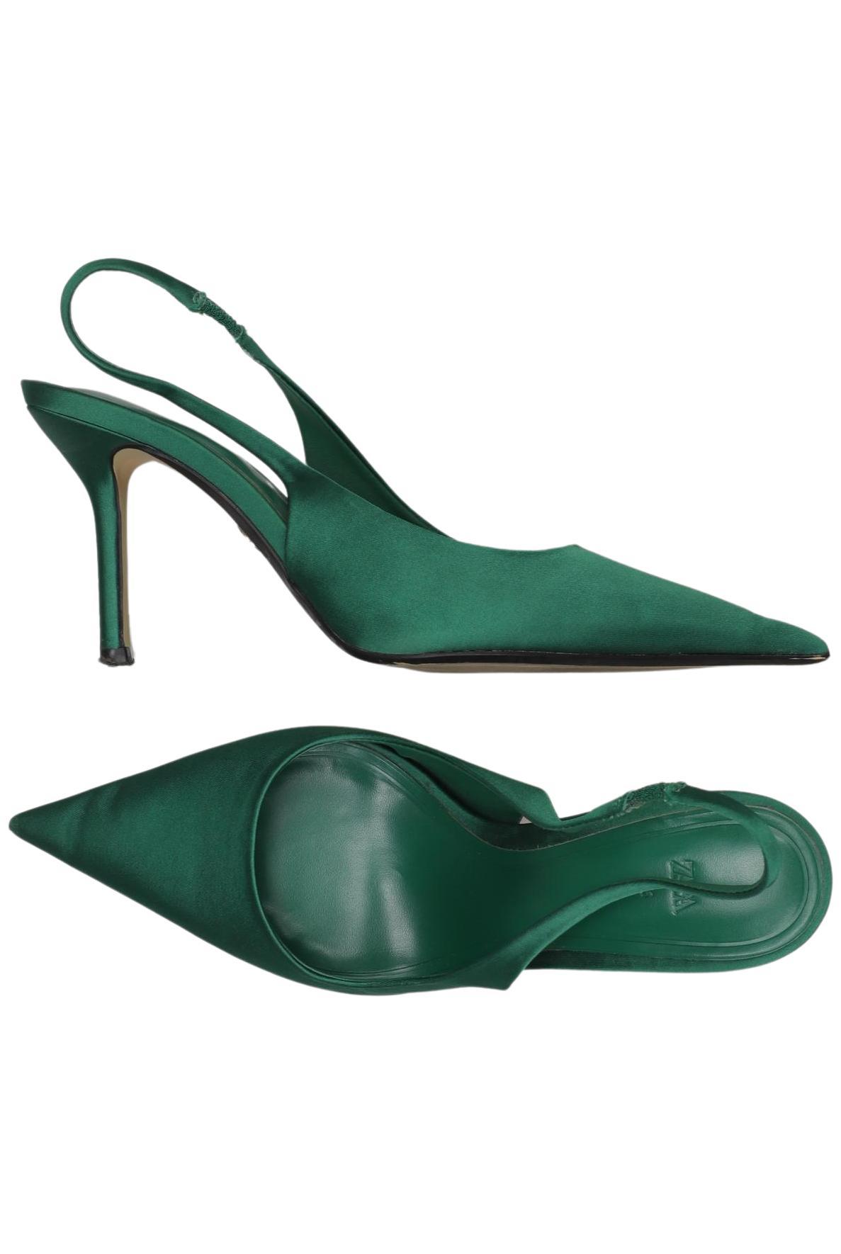 

Zara Damen Pumps, grün, Gr. 36