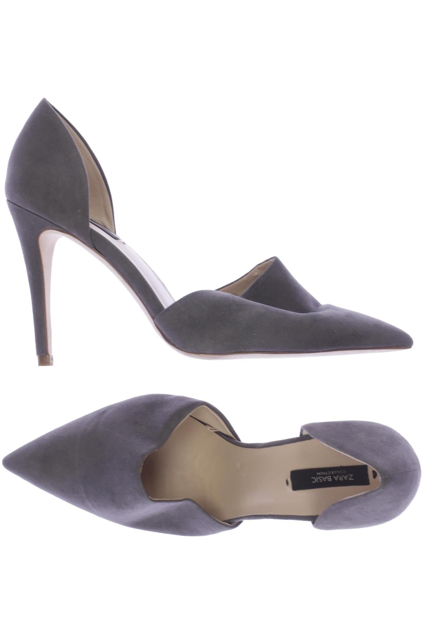 

ZARA Damen Pumps, grau