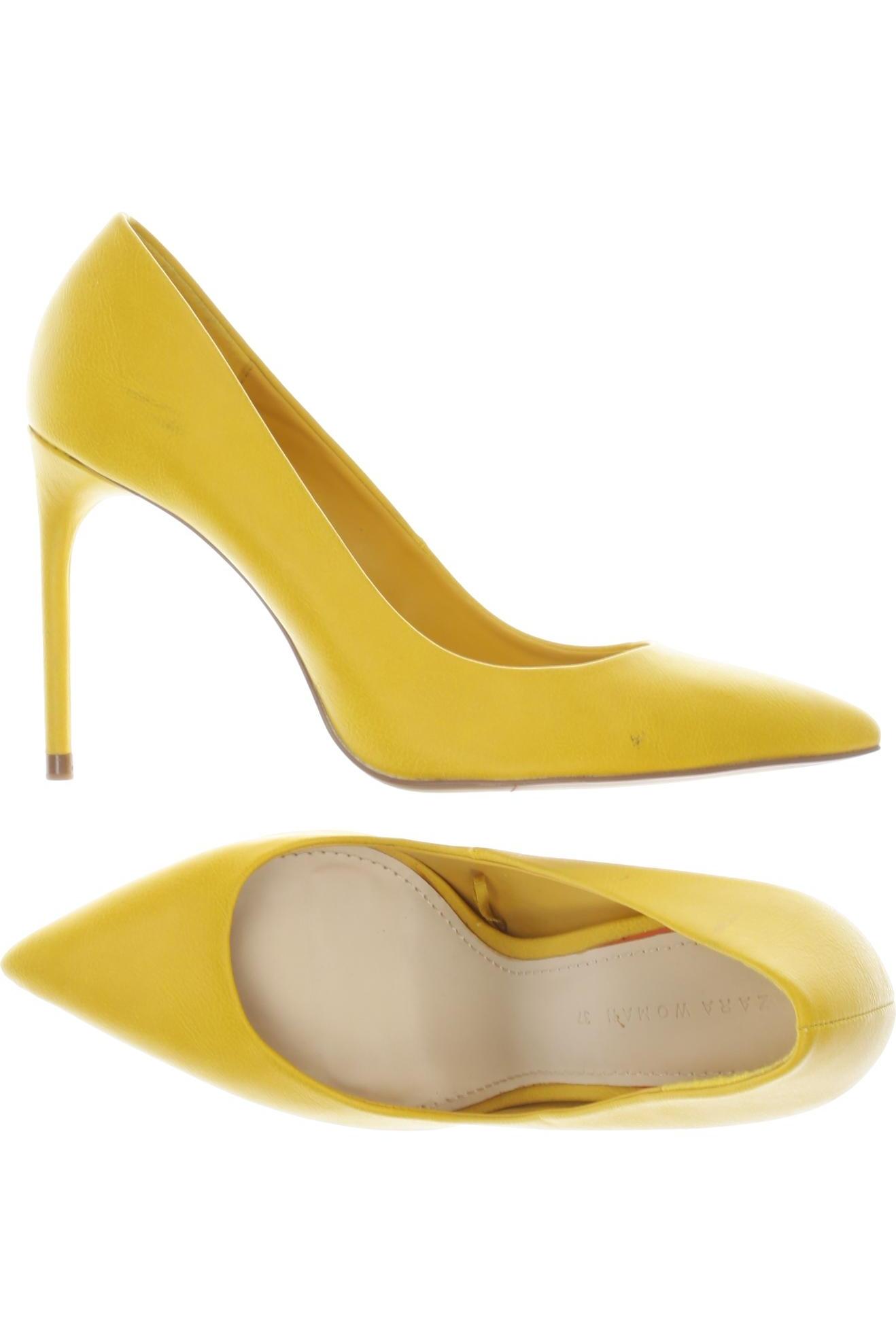 Thumbnail - Zara Damen Pumps, gelb, Gr. 37