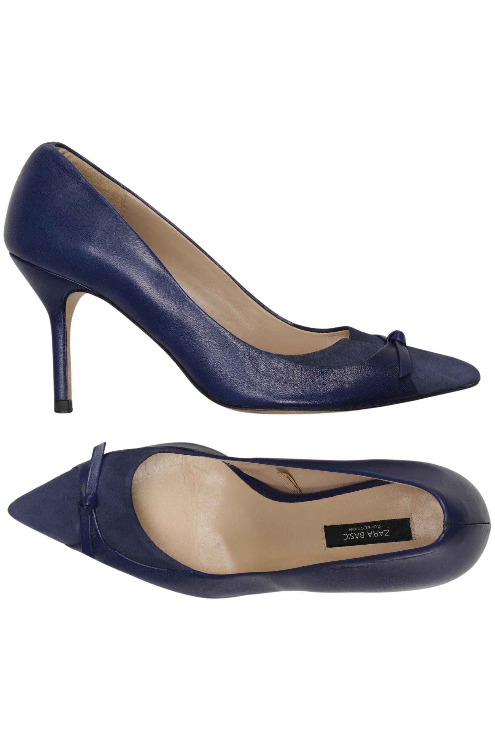 

Zara Damen Pumps, marineblau, Gr. 37