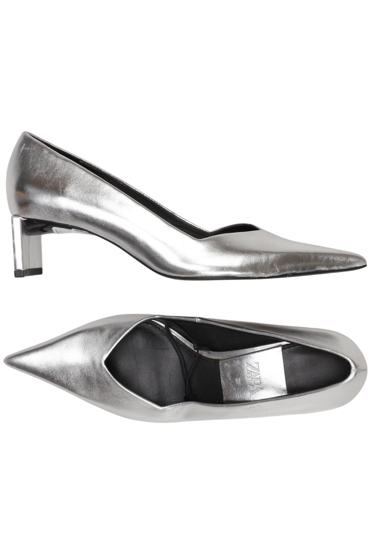 

Zara Damen Pumps, silber, Gr. 37