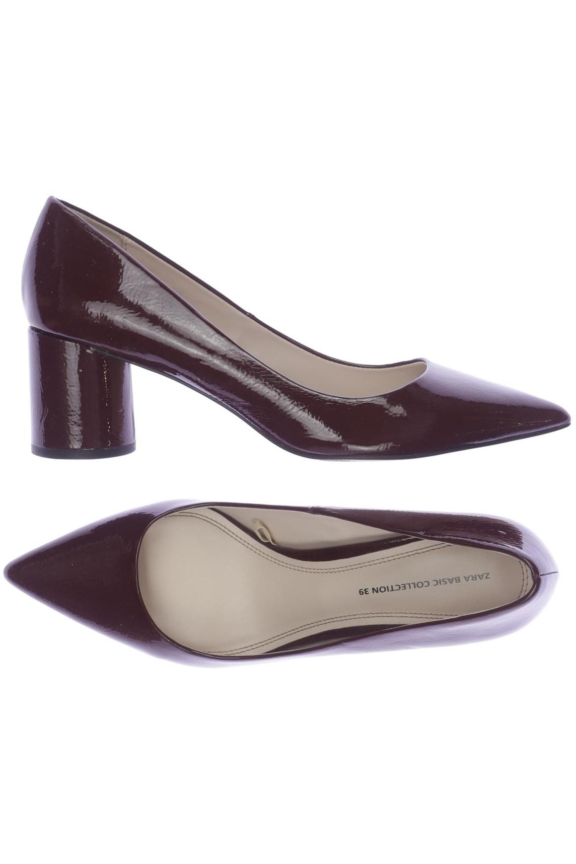 

Zara Damen Pumps, bordeaux, Gr. 39